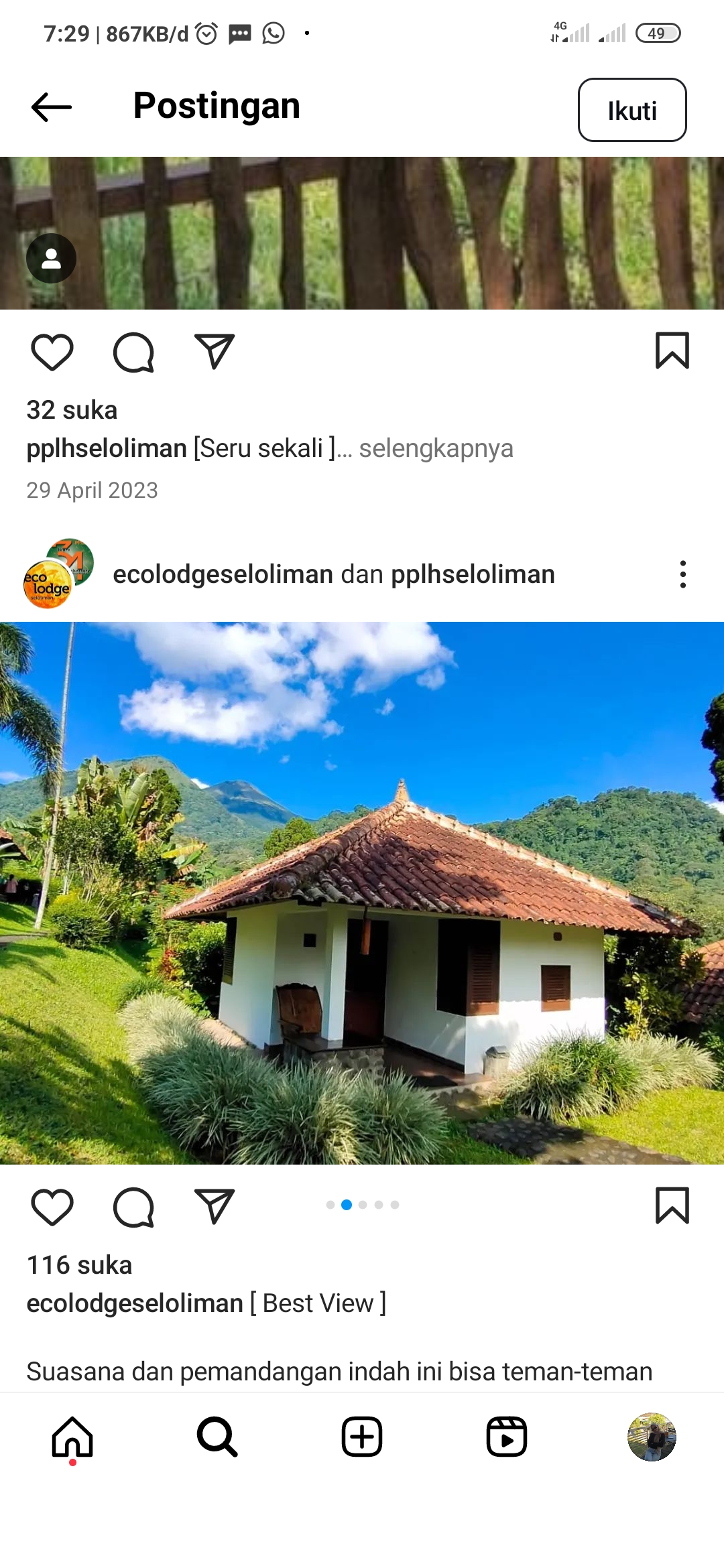 PPLH Seloliman Trawas