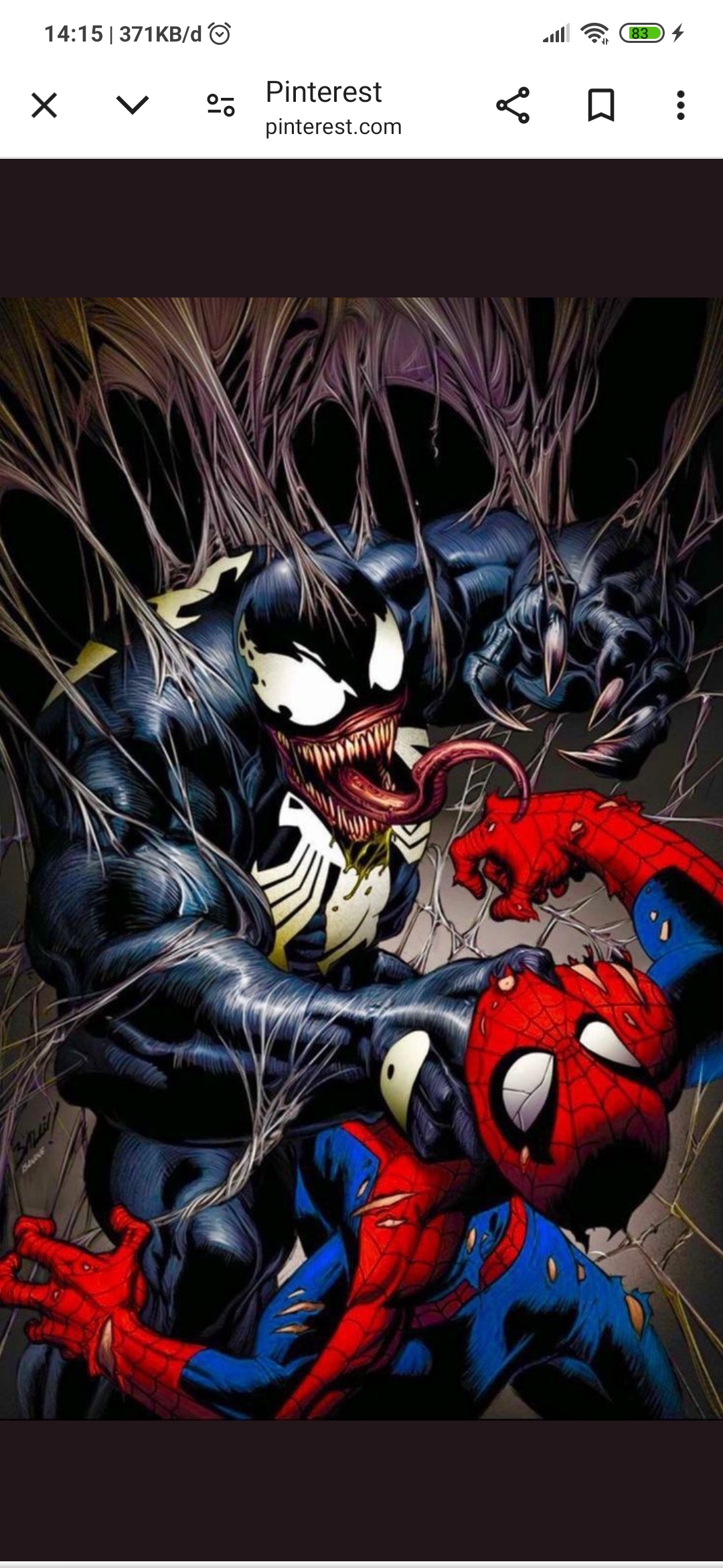 Permusuhan Venon dan Spider-Man seakan tidak pernah usai