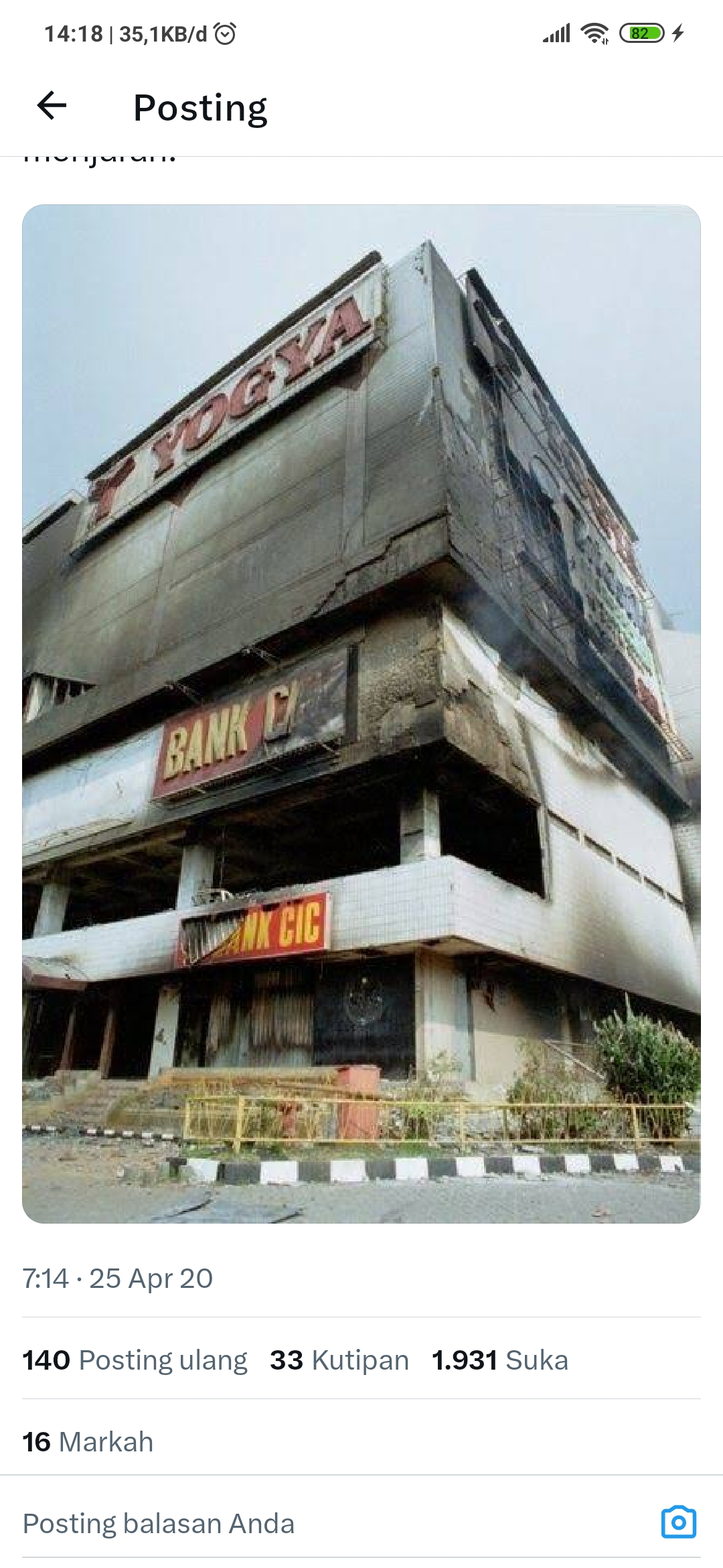 Yogya Plaza Klender, Salah satu lokasi syuting film horor