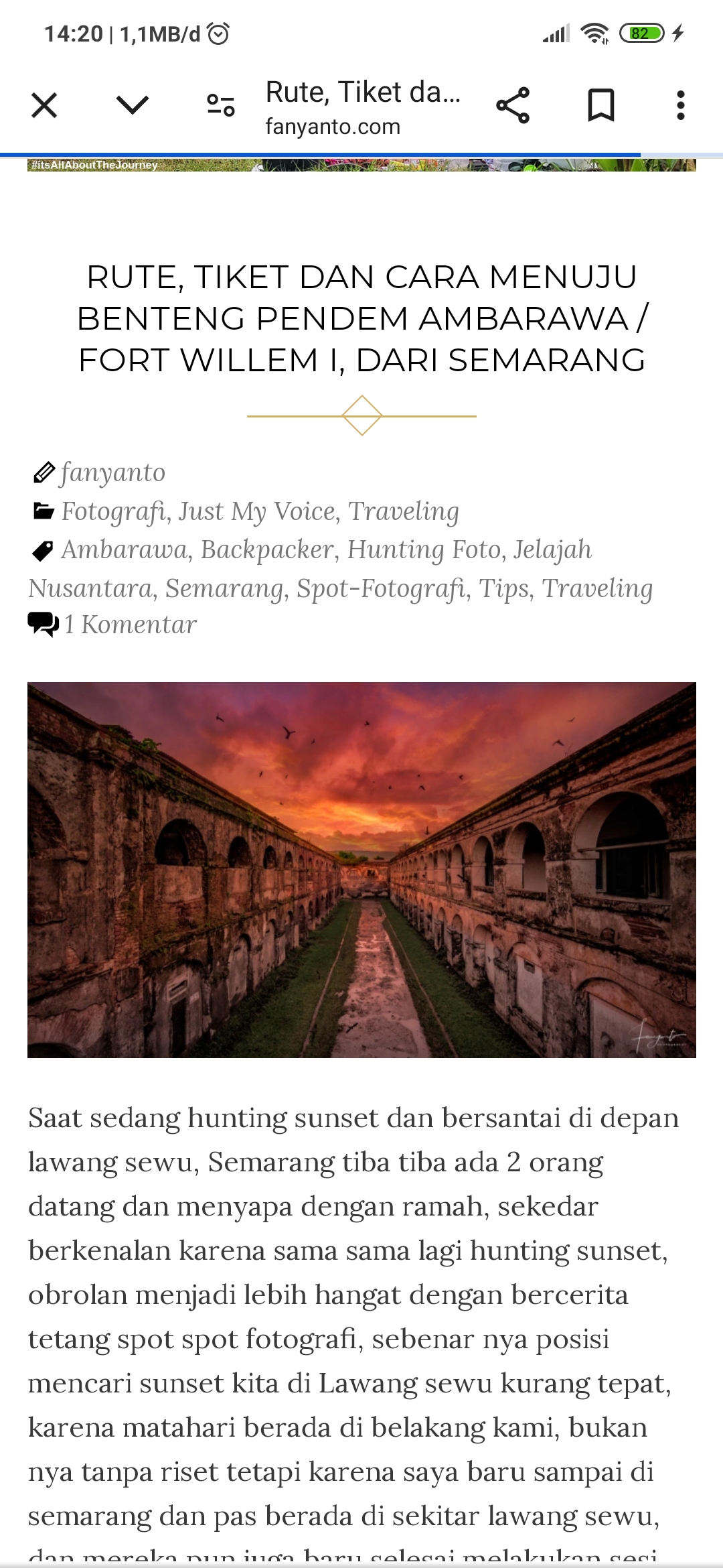Benteng Pendem Ambarawa
