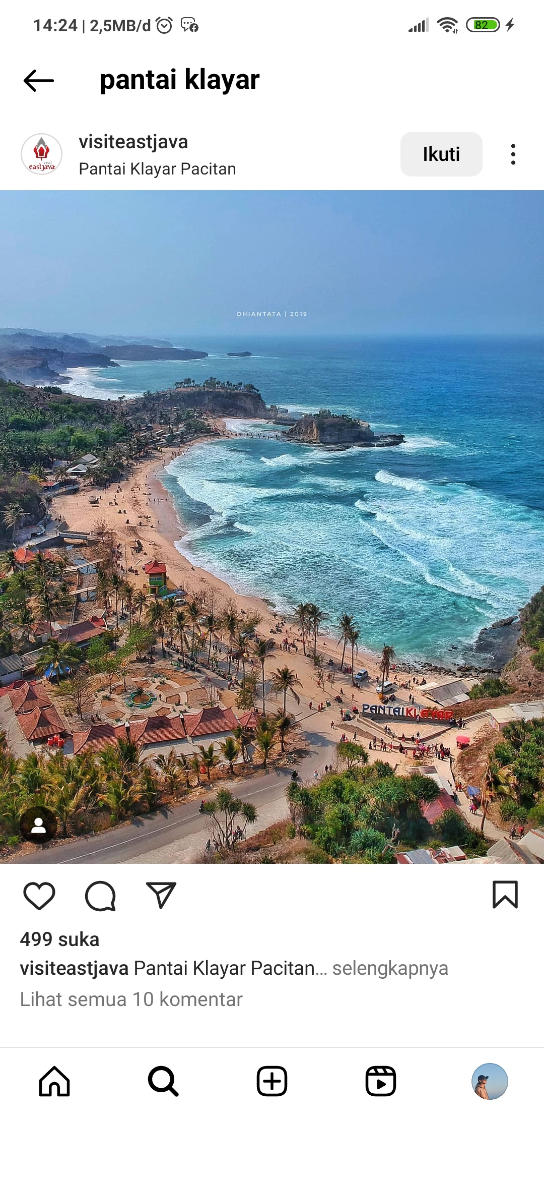 Pantai Klayar Dengan pesona indahnya