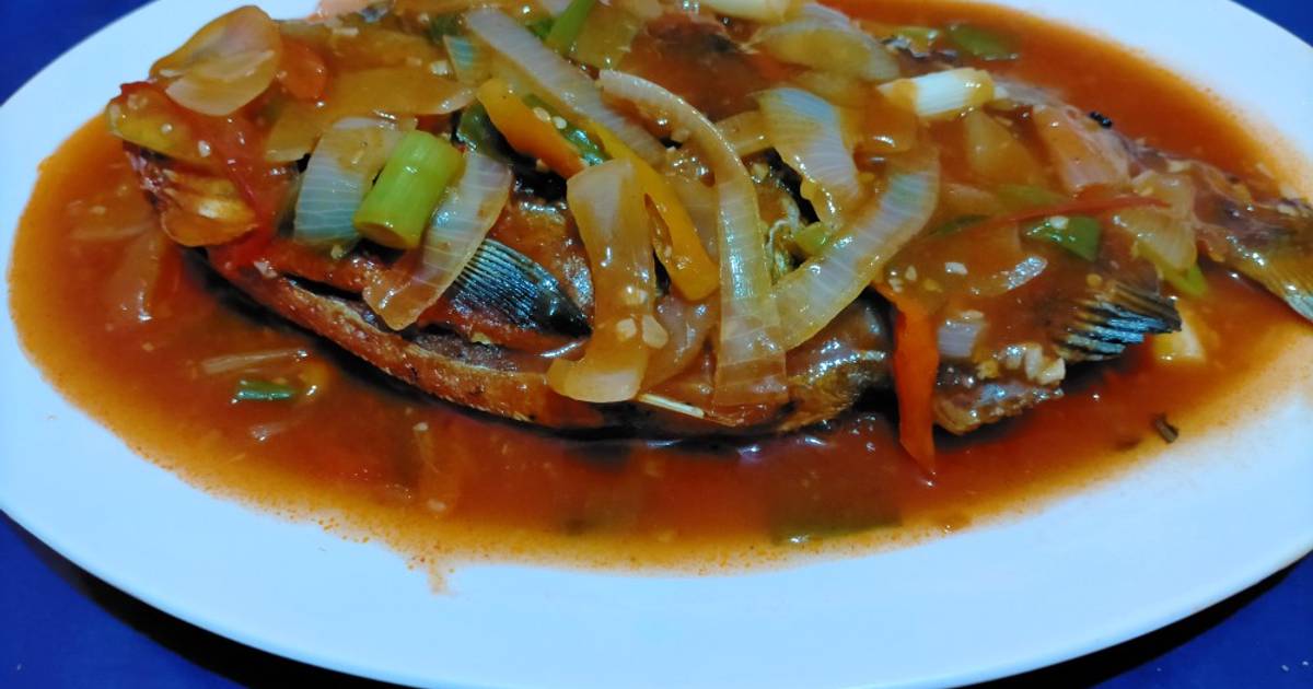 Resep Ikan Bawal Asam Manis