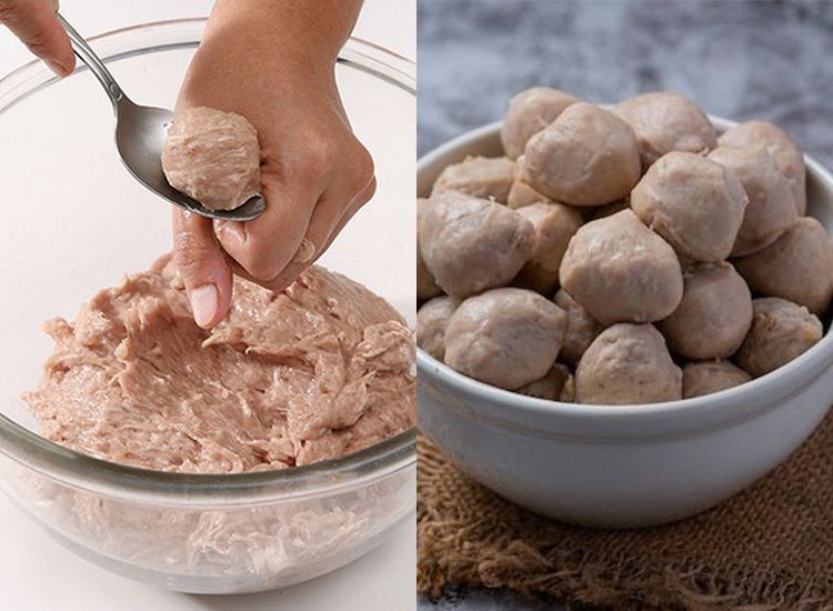Resep Bakso Ayam Blender dengan Takaran Sendok