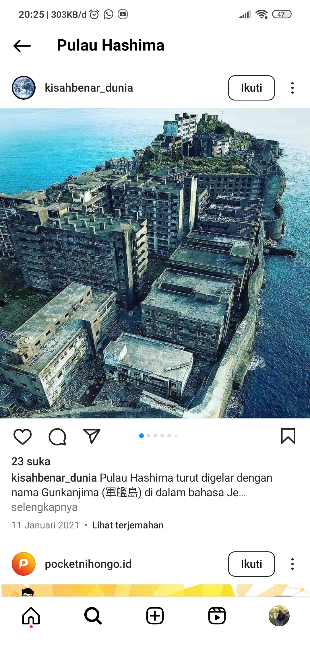 Pulau Hashima Jepang yang menyeramkan
