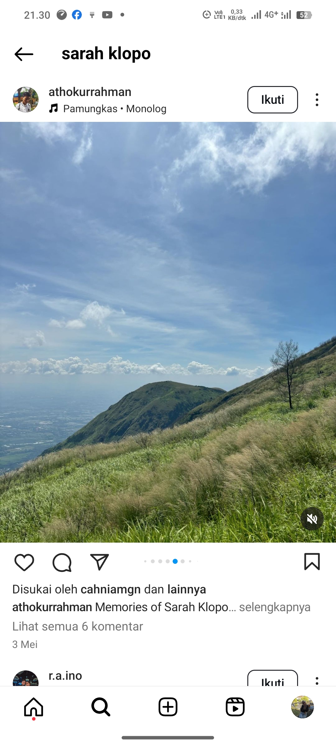 Puncak Sarah Klopo, Mojokerto