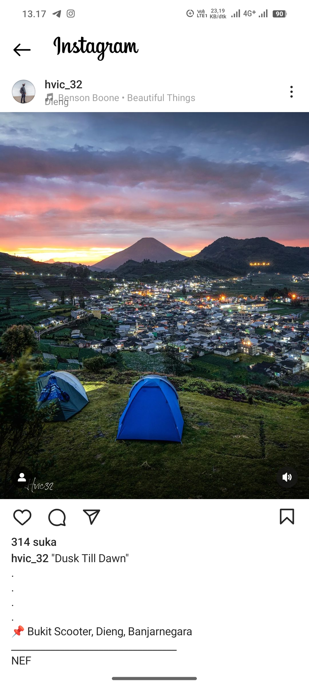 Bukit Scooter, Dieng