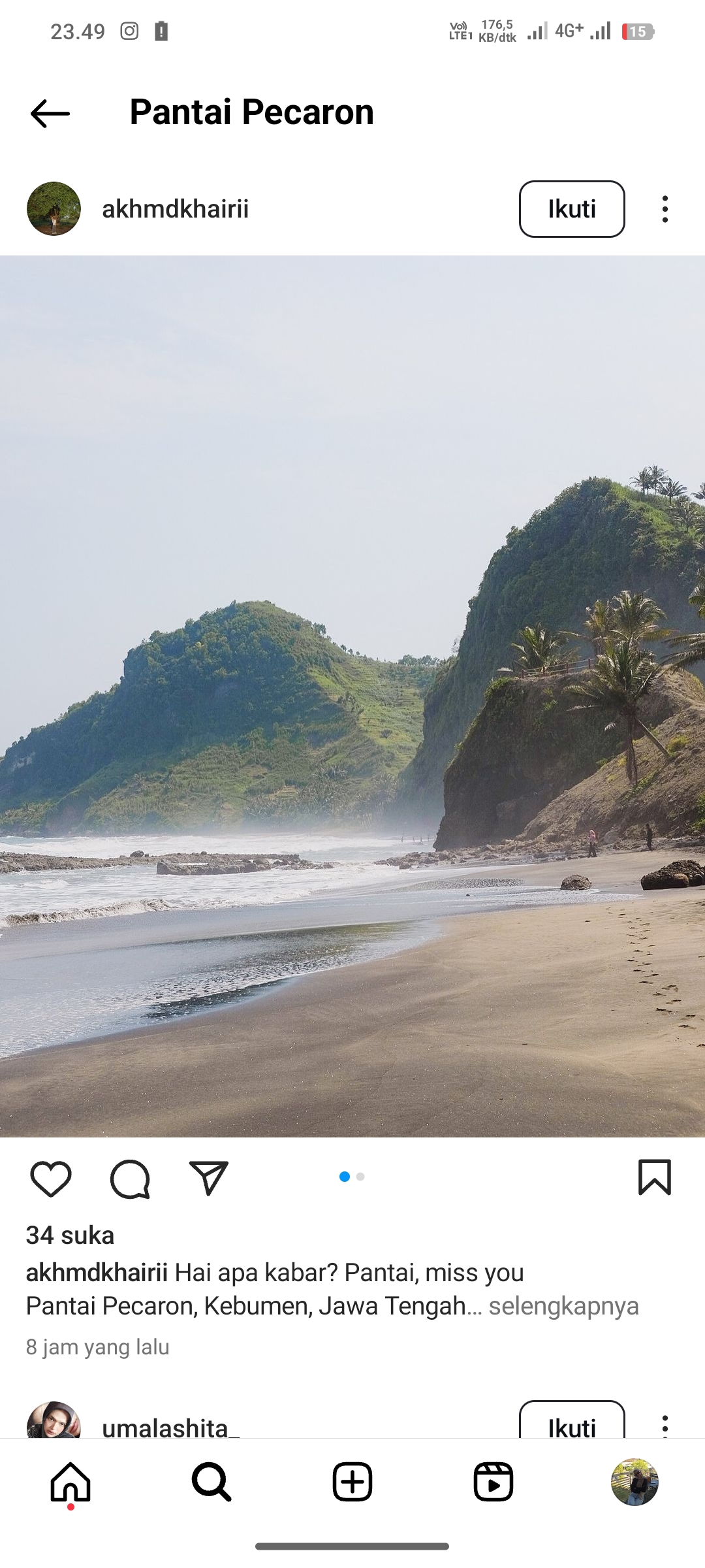 Pantai Pecaron, Kebumen