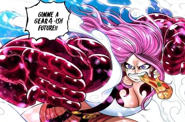 Jewelry Bonney yang mampu meniru kekuatan Luffy (Instagram.com/@mister27opex)