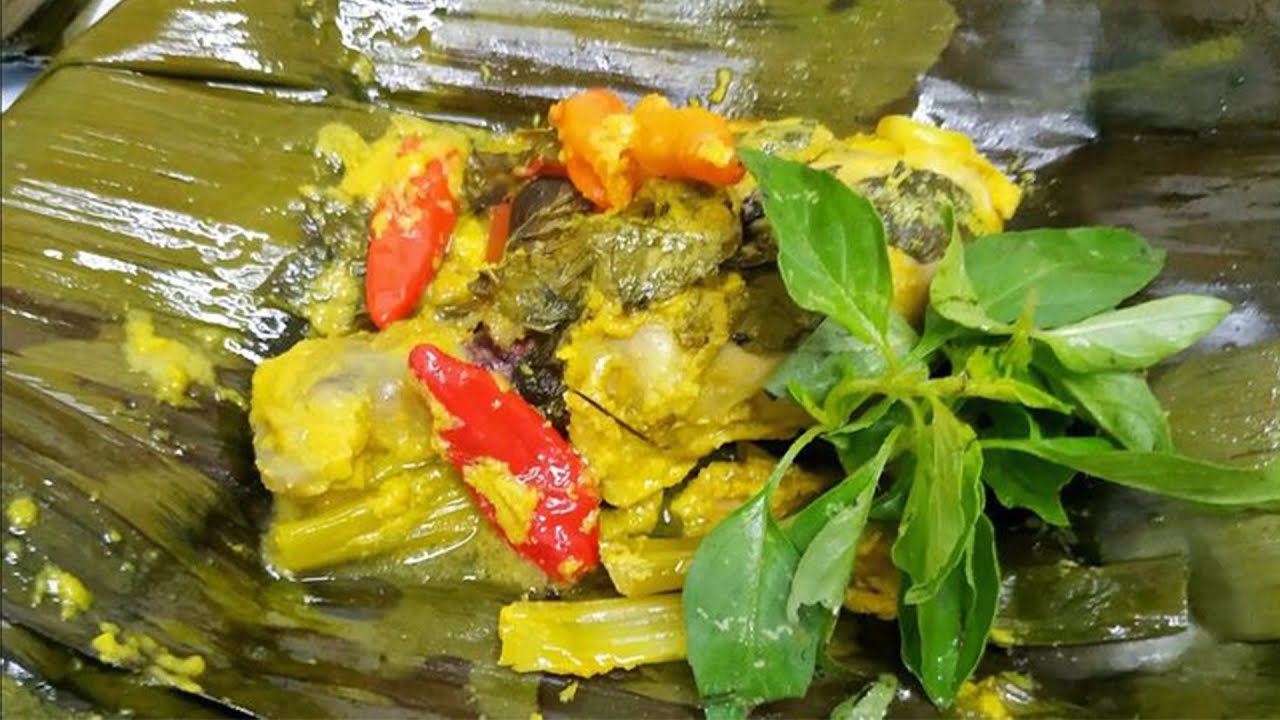 Resep Pepes Ayam Kemangi Bumbu Kuning