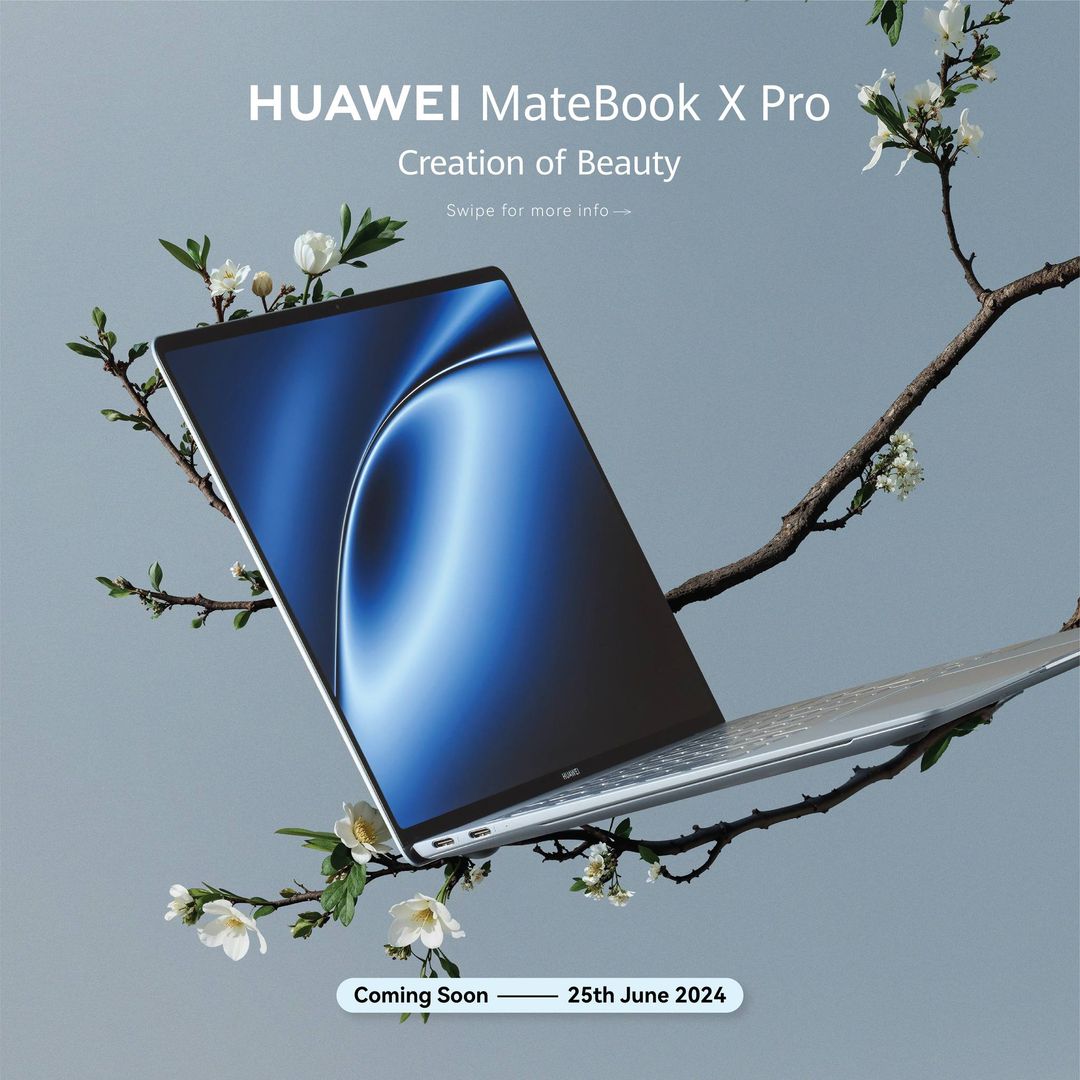 Huawei MateBook X Pro, satu dari dua model yang bakal rilis