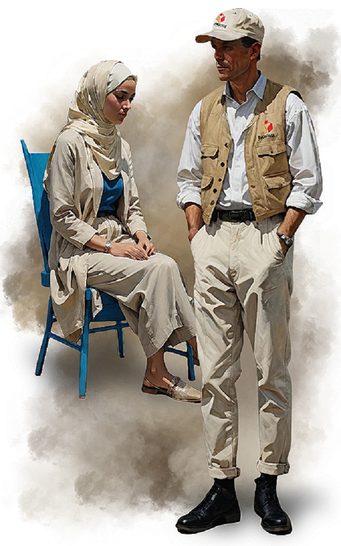 Ilustrasi cerpen Pertemuan dengan Gadis Puisi. (RISKY/JPRM)