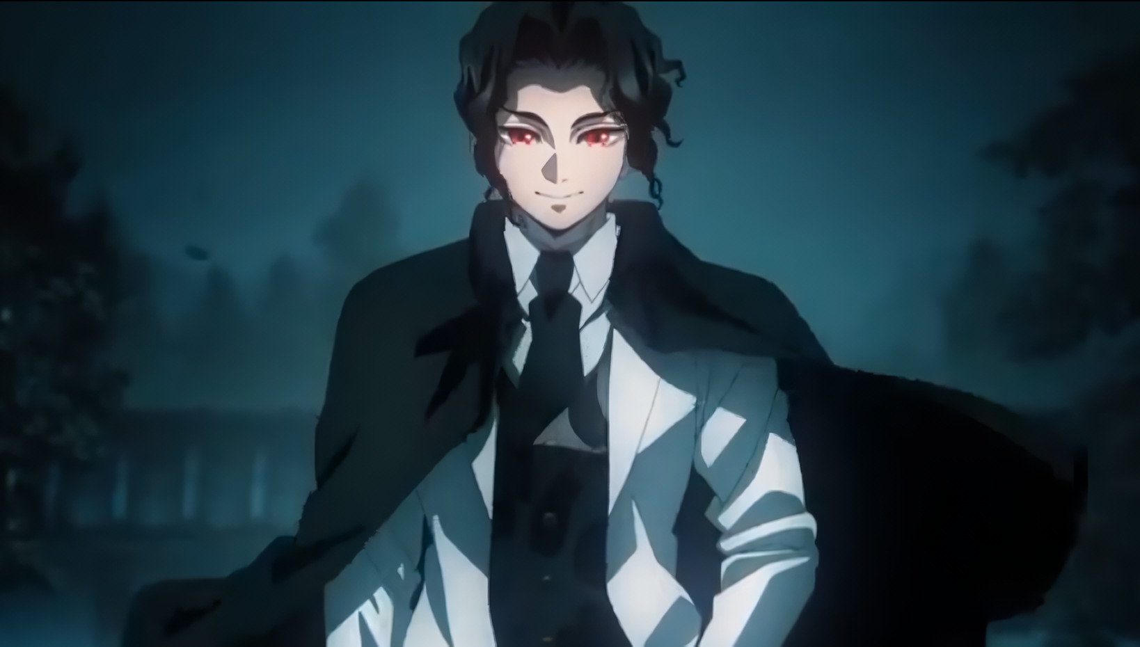 Kemunculan Kibutsuji Muzan di Kimetsu no Yaiba Season 4 / tangkapan layar