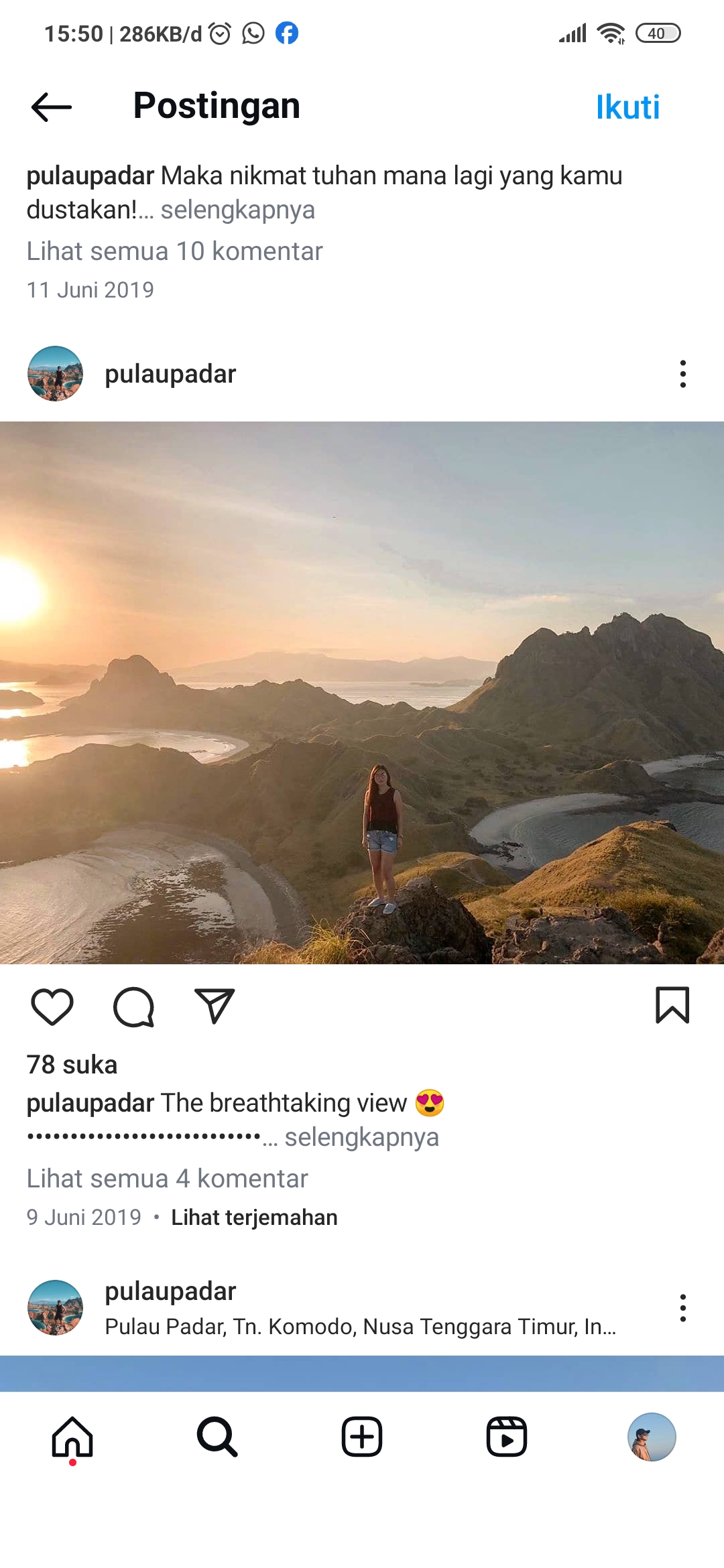 Pulau Padar adalah salah satu pulau di NTT