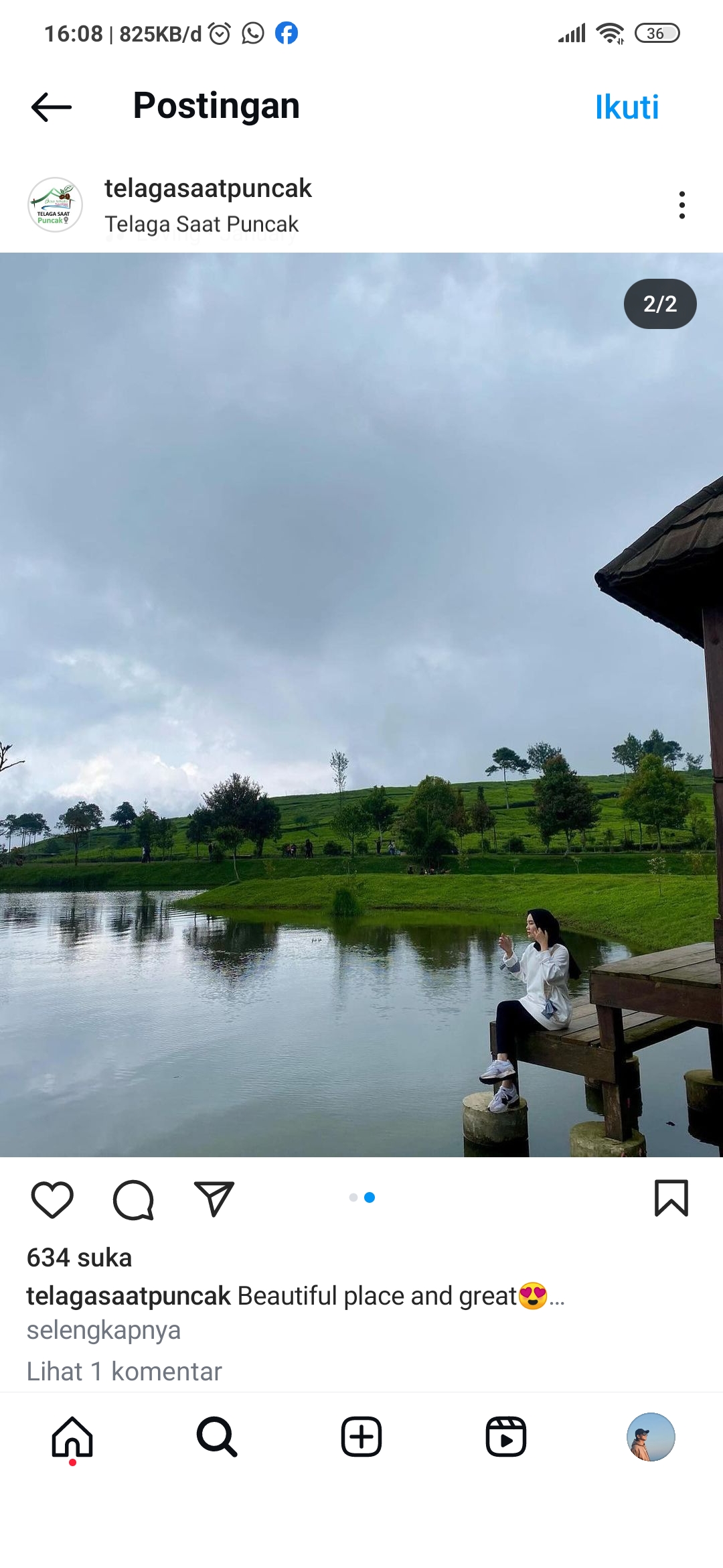 Telaga Saat Pundak Bogor