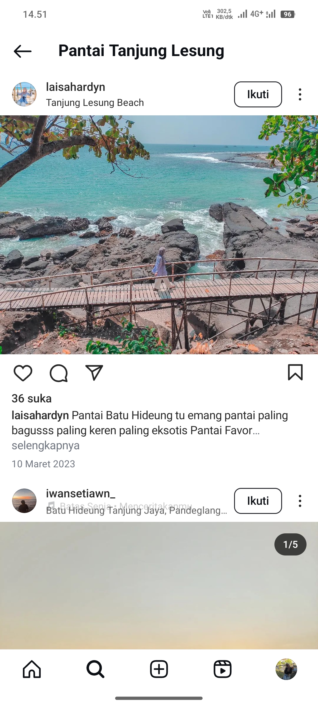 Pantai Tanjung Lesung, Banten