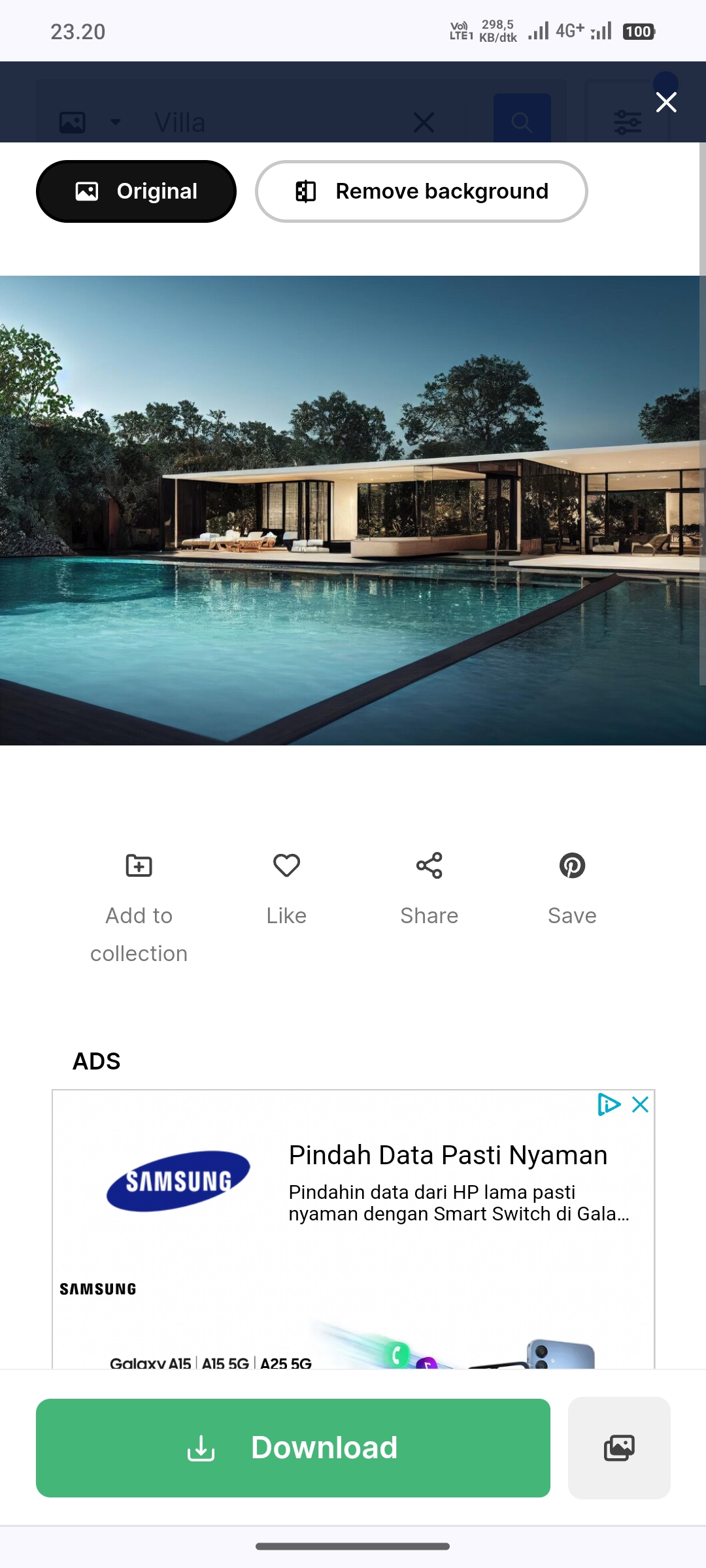 Ilustrasi Villa di Lembang