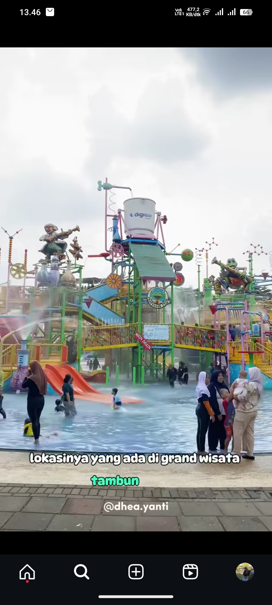 Water Park atau Taman Air Go! Wet Grand Wisata di Bekasi