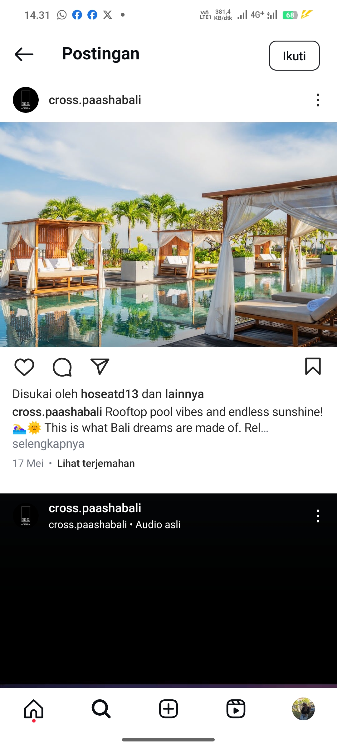 Cross Paasha Bali Seminyak, Bali