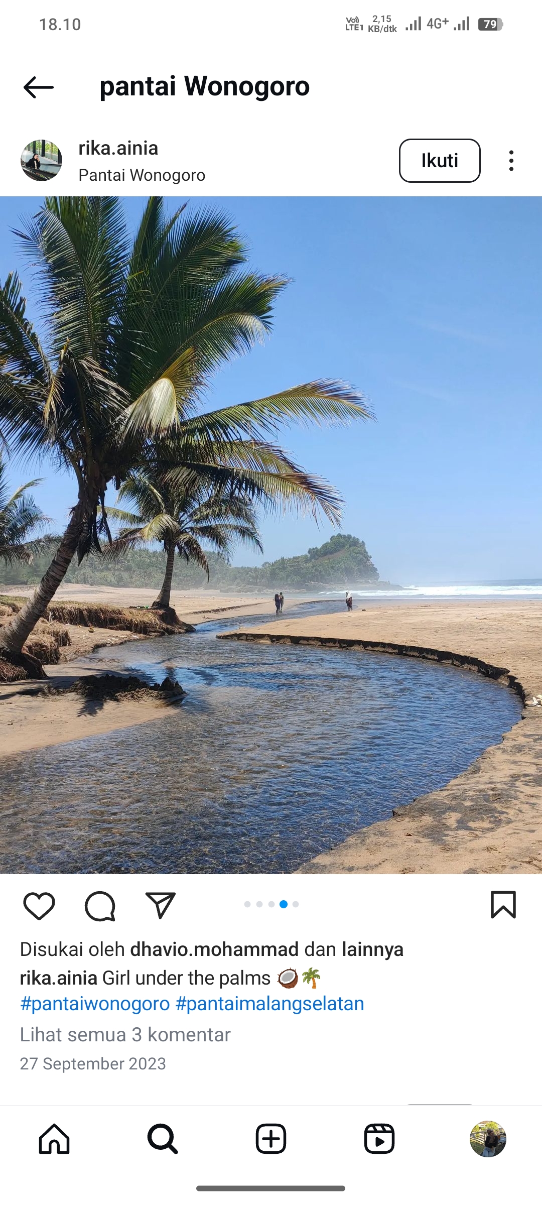 Pantai Wonogoro, Malang