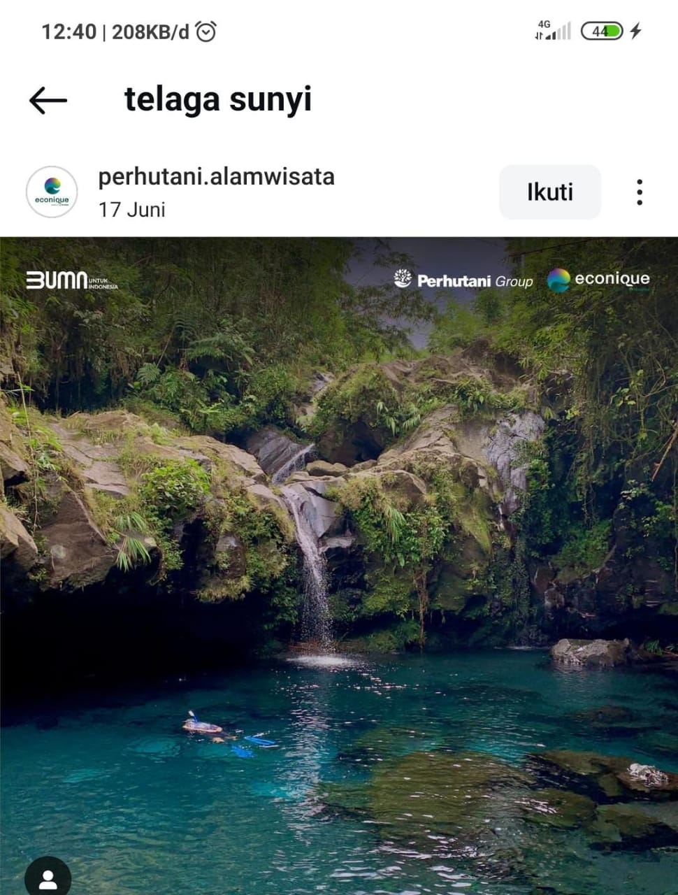 Telaga Sunyi Purwokerto