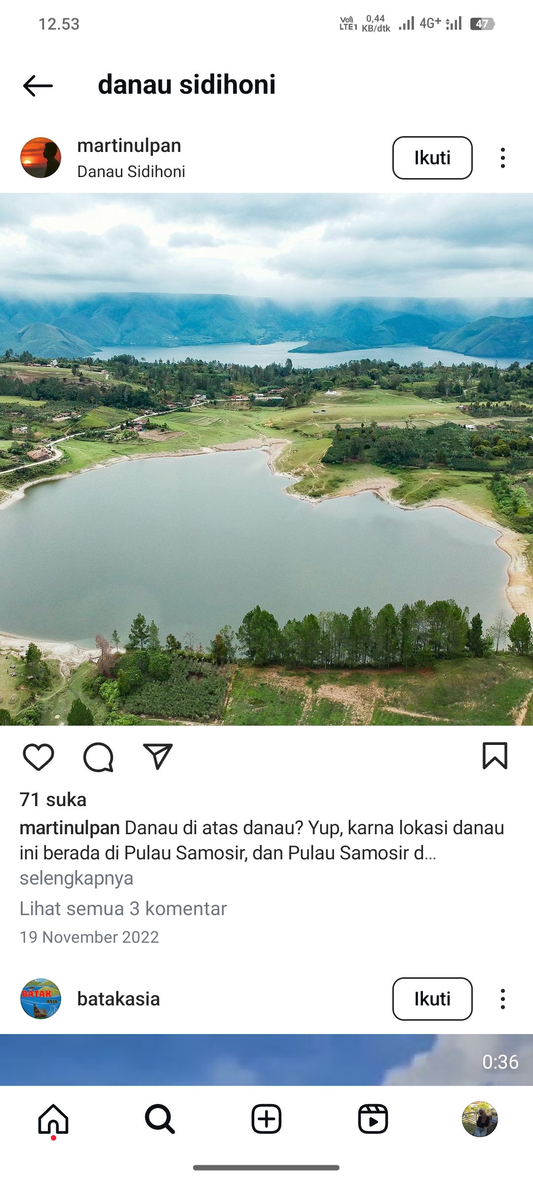 Danau Sidihoni