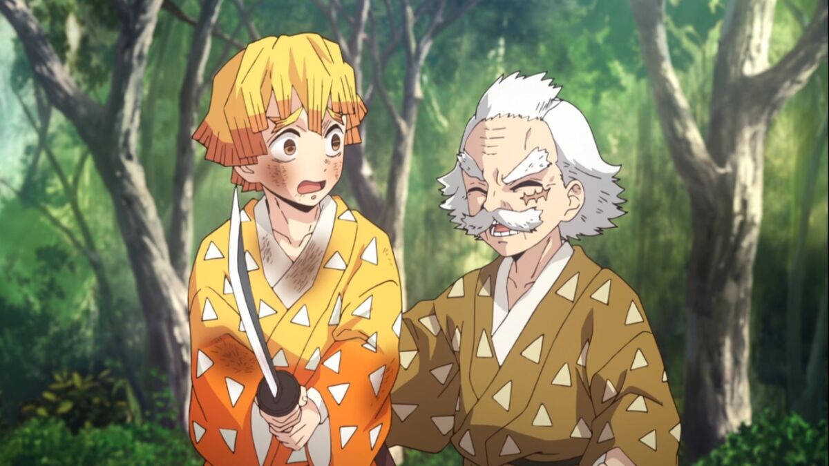 Jigoro Kuwajima, salah satu manta hashira pengguna pernapasan petir