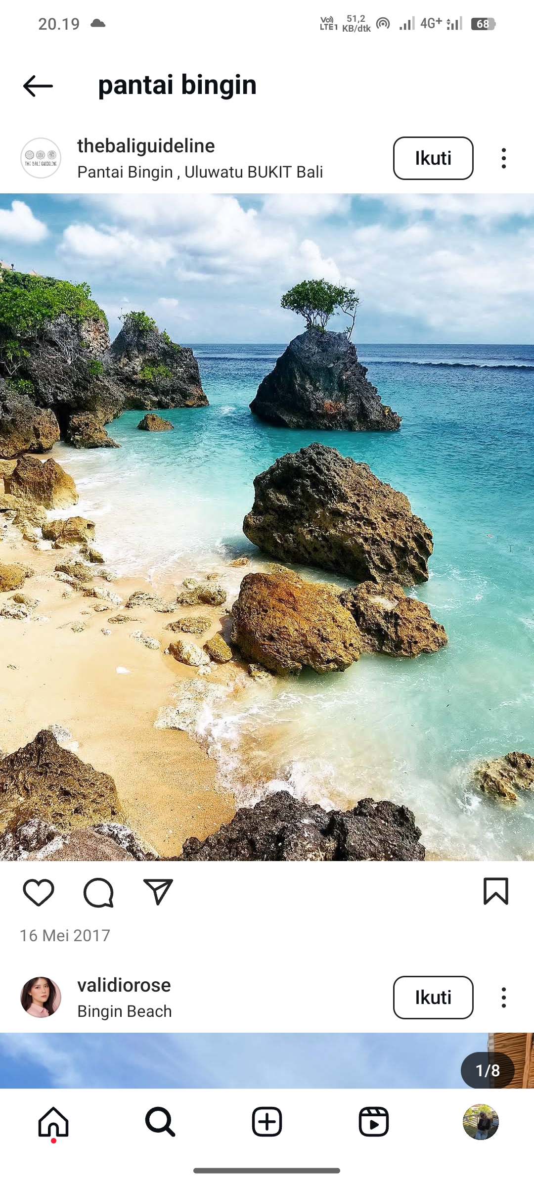 Pantai Bingin, Bali