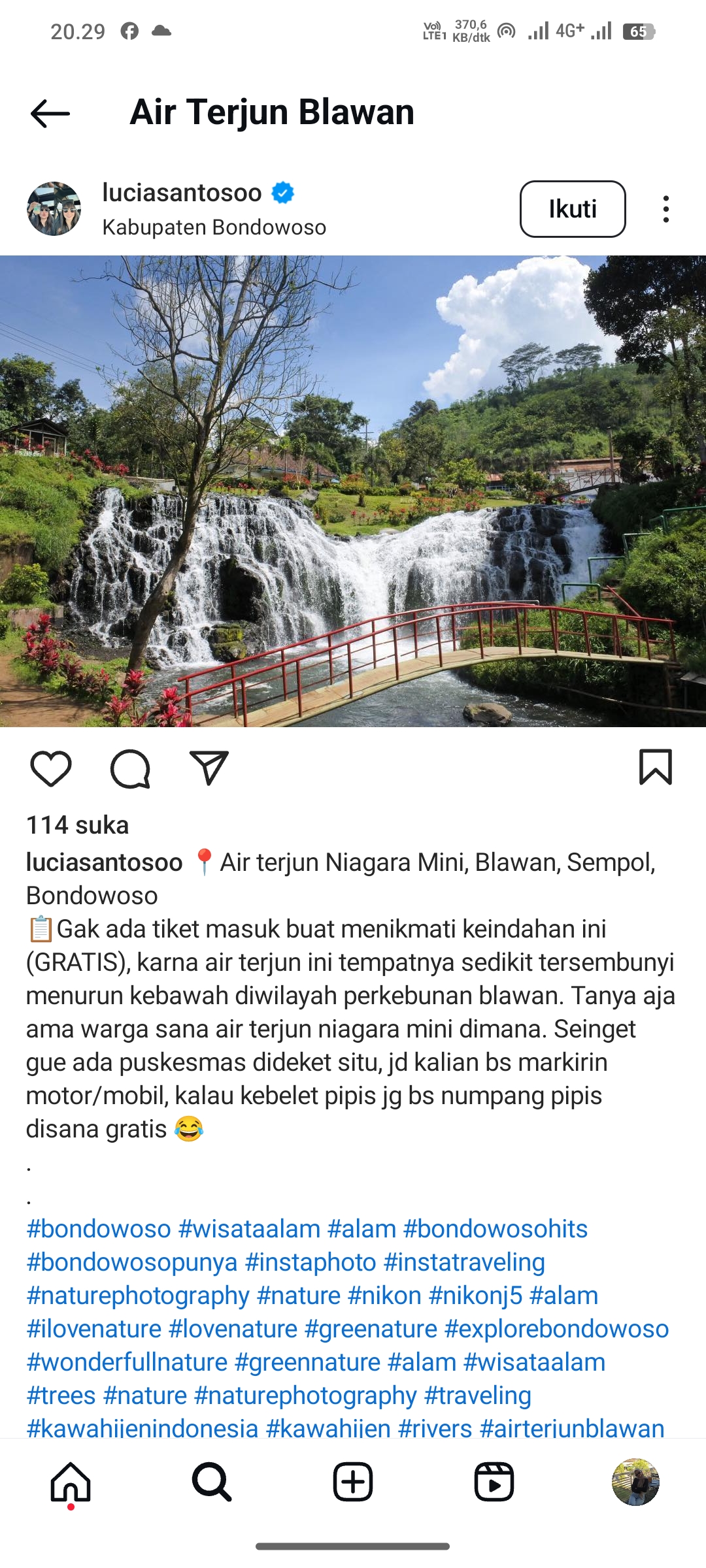 Air Terjun Blawan, Bondowoso