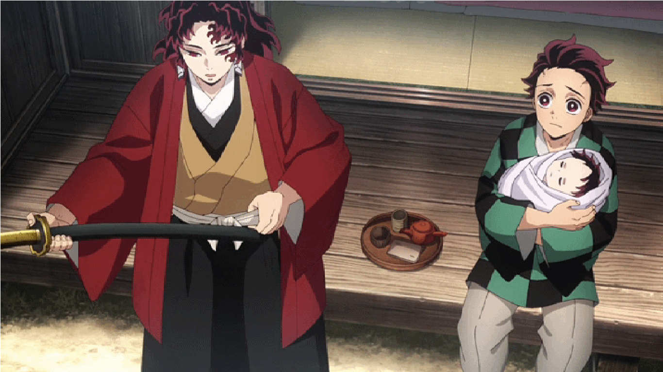 Kamado Sumiyoshi dan Yoriichi Tsugikuni