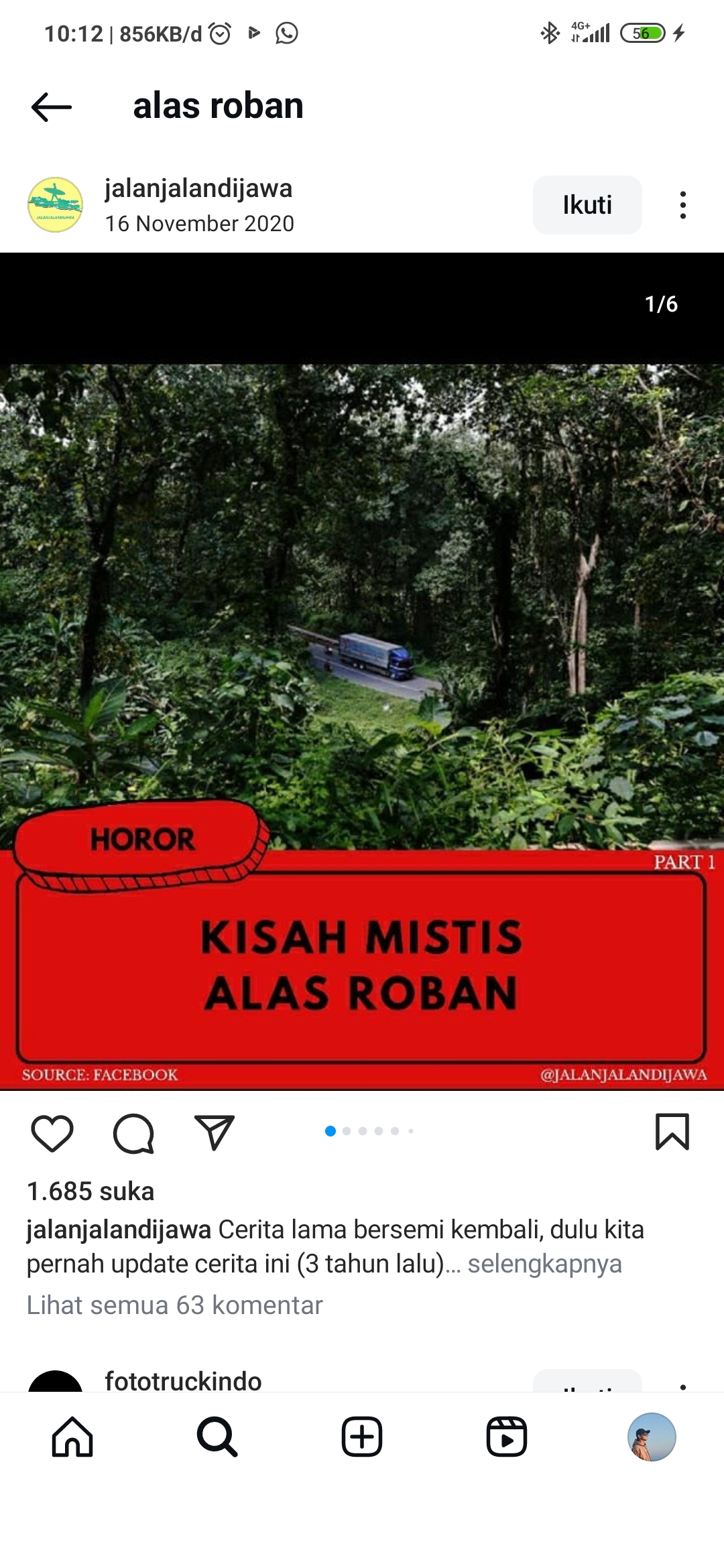 Ada yang penah Lewat Alas Roban