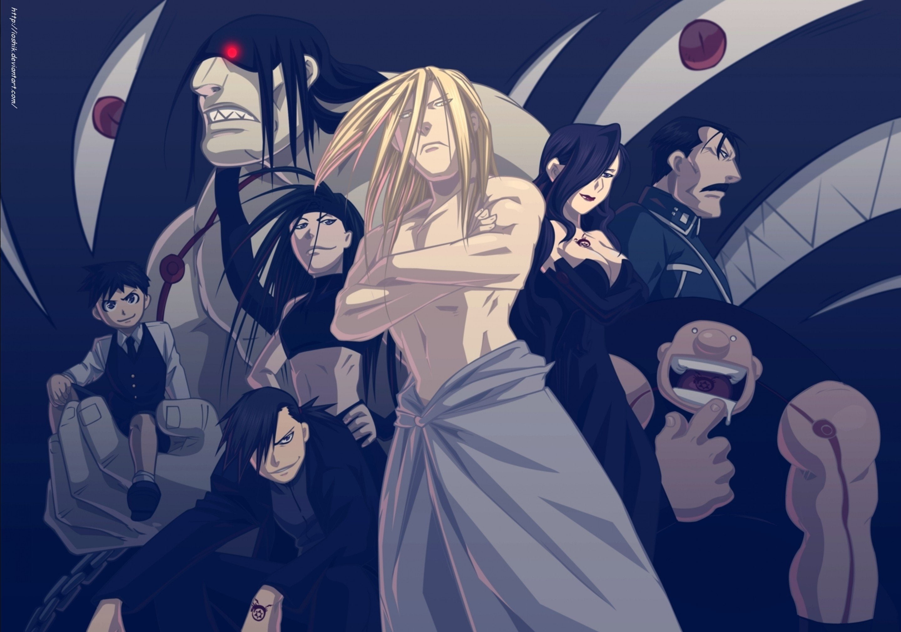 Homunculus Fullmetal Alchemist (wallpaperflare.com)