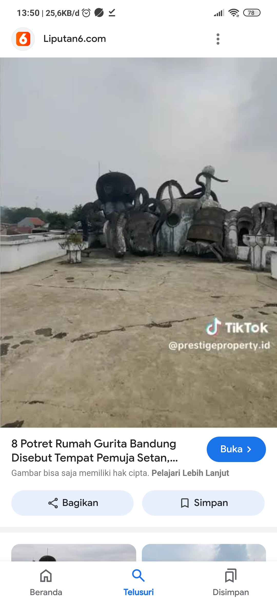 Rumah Gurita yang Punya Cerita Mistis