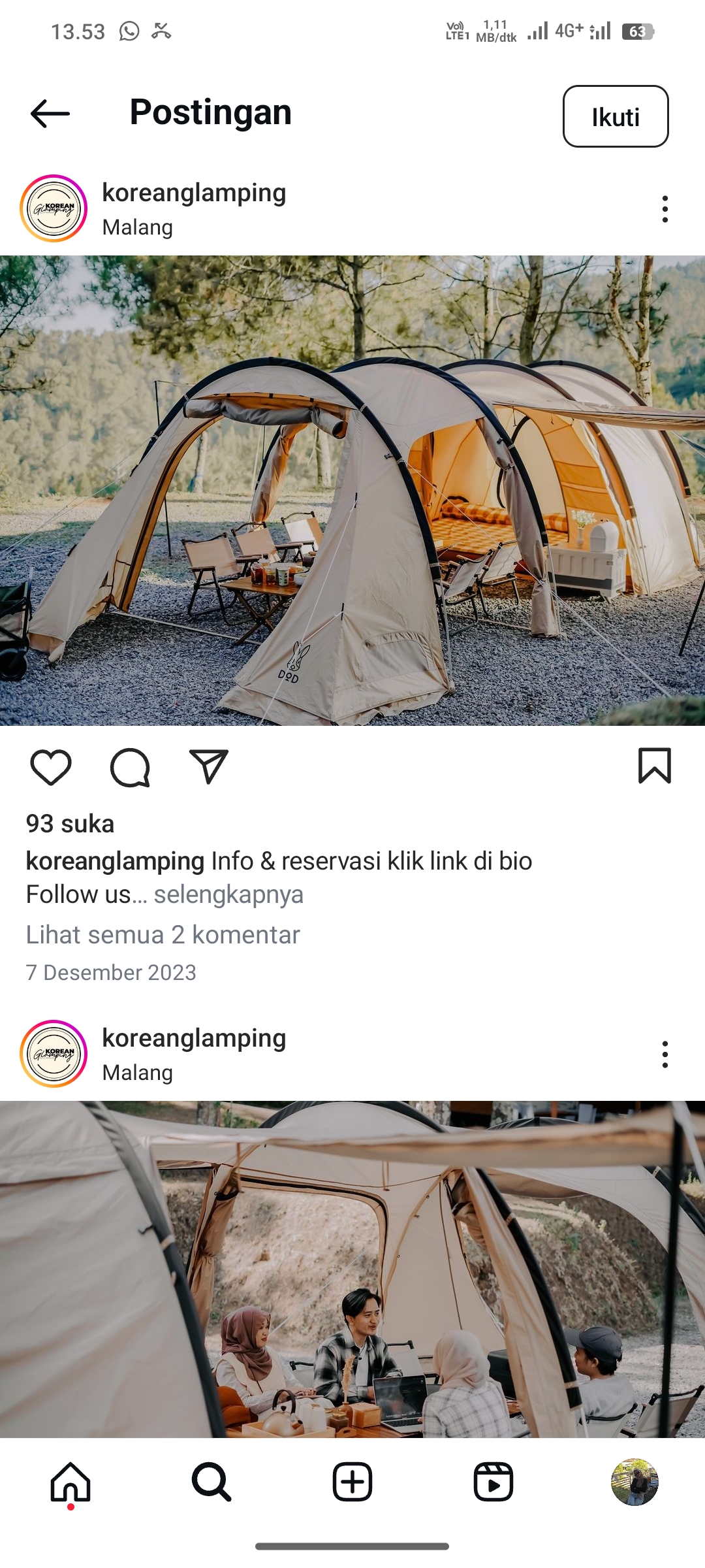 Korean Glamping, Batu Malang