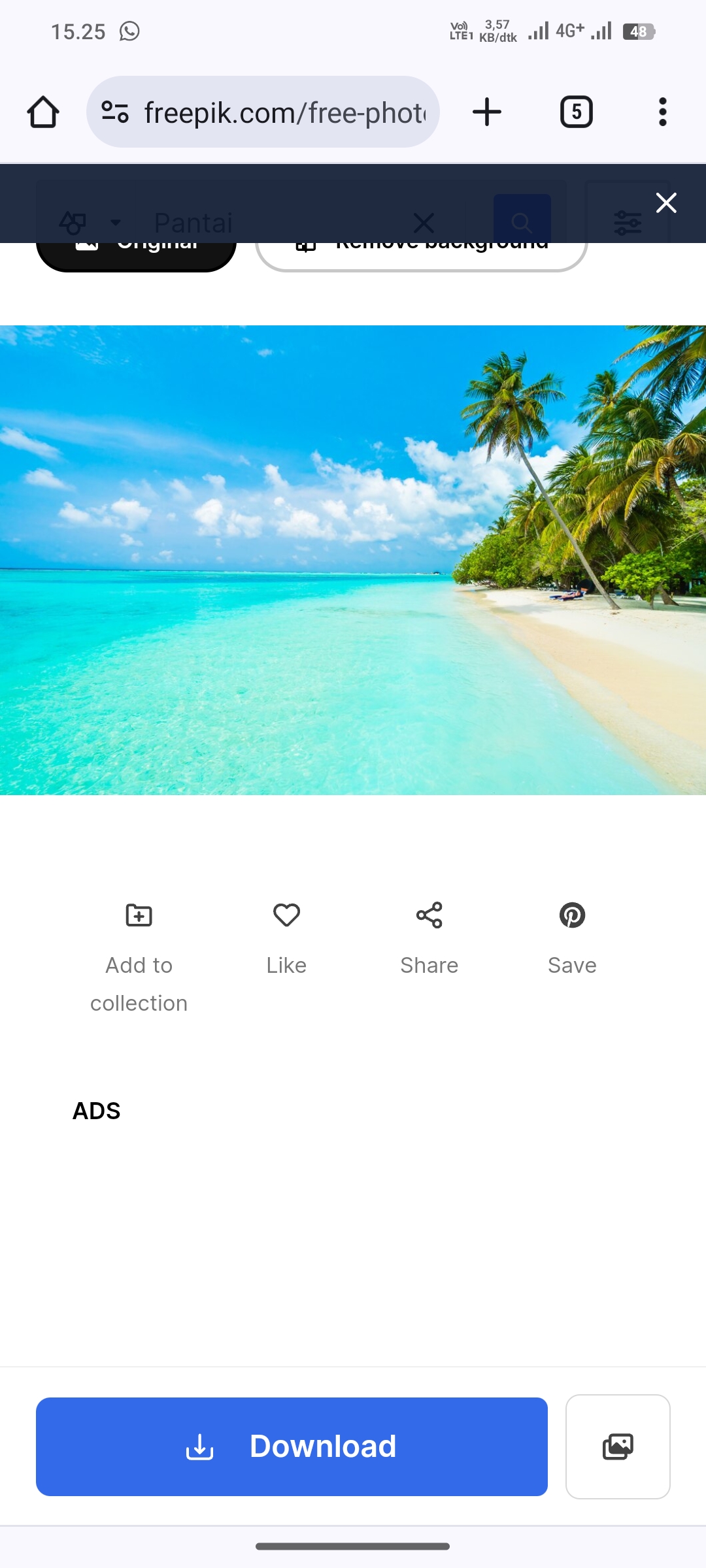 Ilustrasi Pantai di Anyer Banten