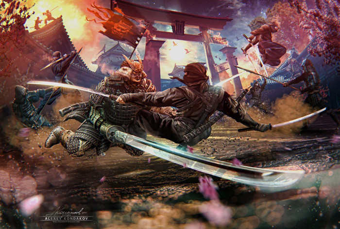 ninja dan samurai, dua legenda dan simbol kebudayaan Jepang