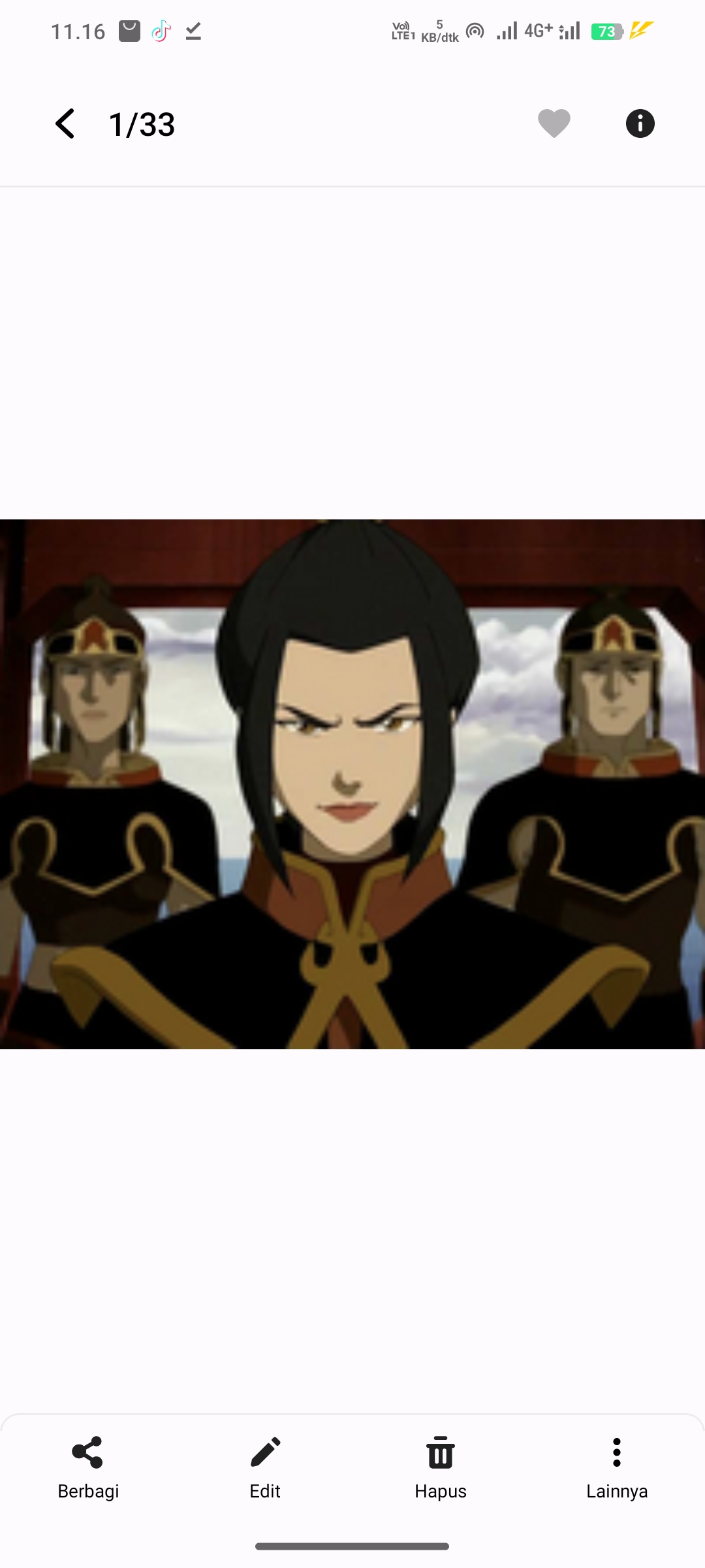 Putri Azula, Avatar