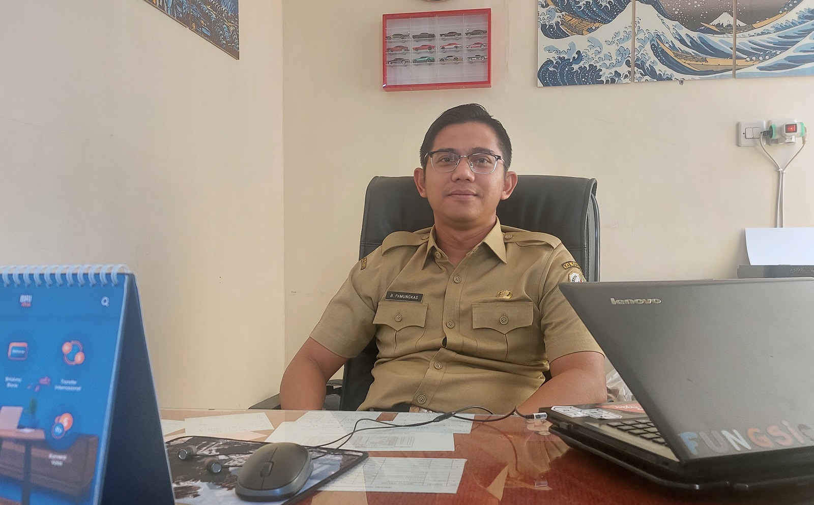 Kabid Mutasi BKPSDM Sampang Bayu Pamungkas Kusprasetyo menyampaikan Plt pejabat eselon III dan IV yang kosong bisa ditunjuk Sekkab.
