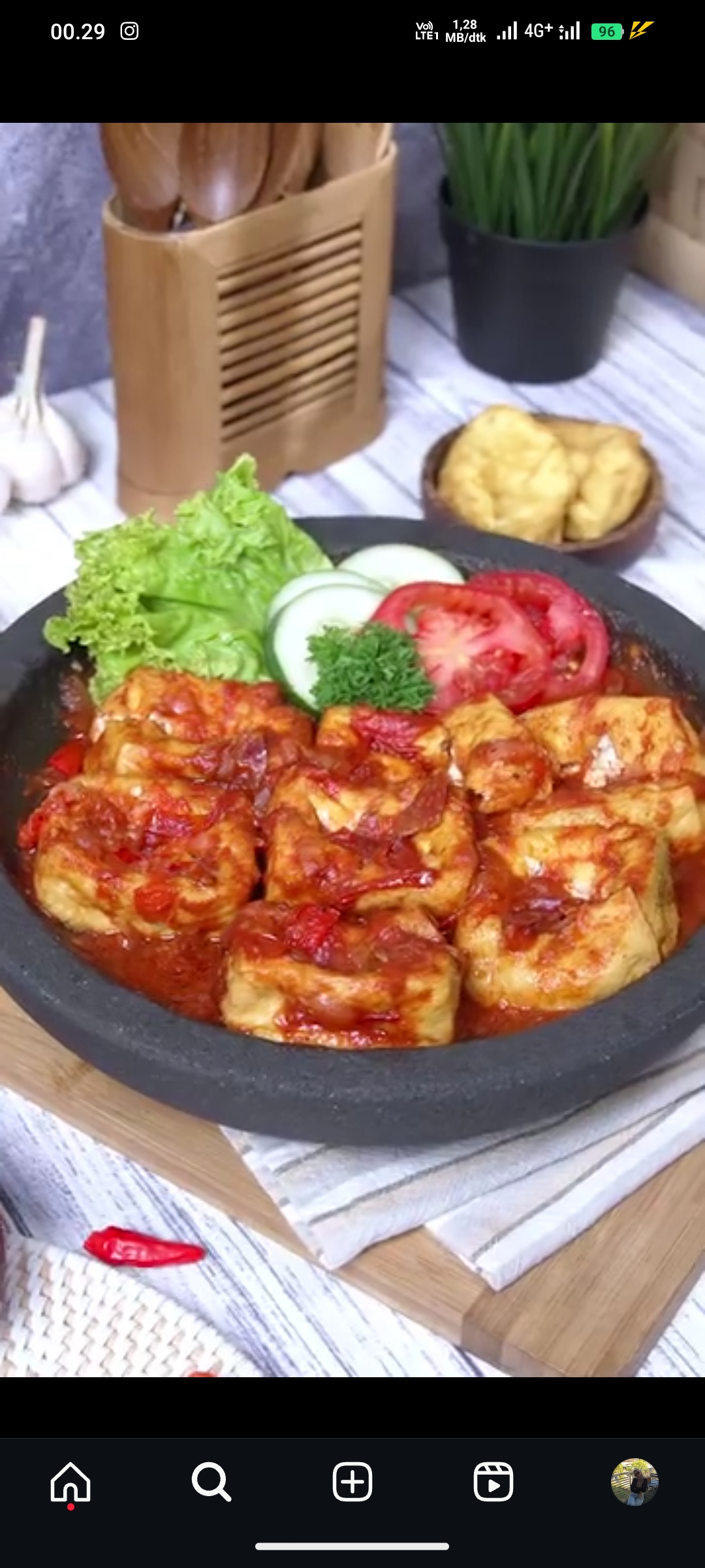 Sambel Ulek Penyet Tahu by Chef Rudy Choirudin