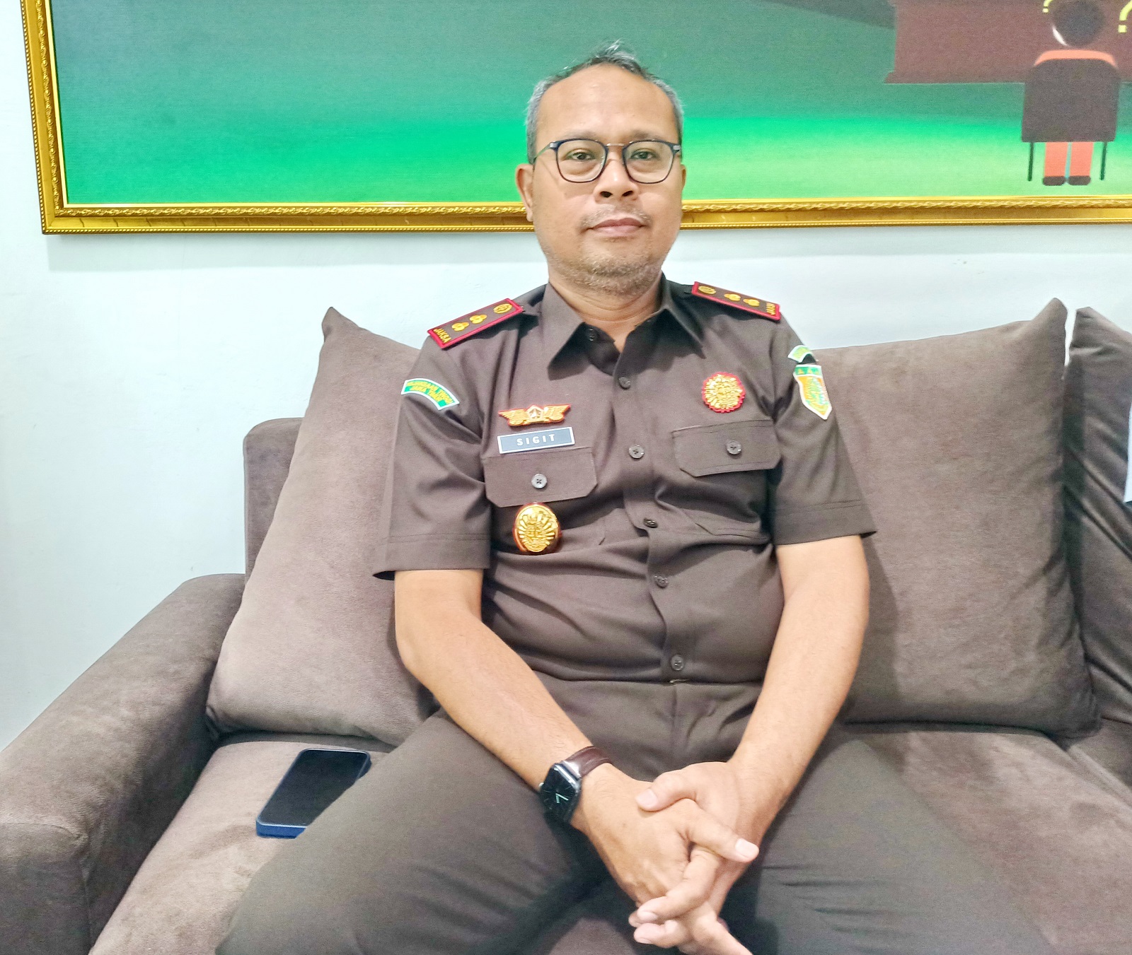 Kepala Kejari Sumenep Sigit Waseso.