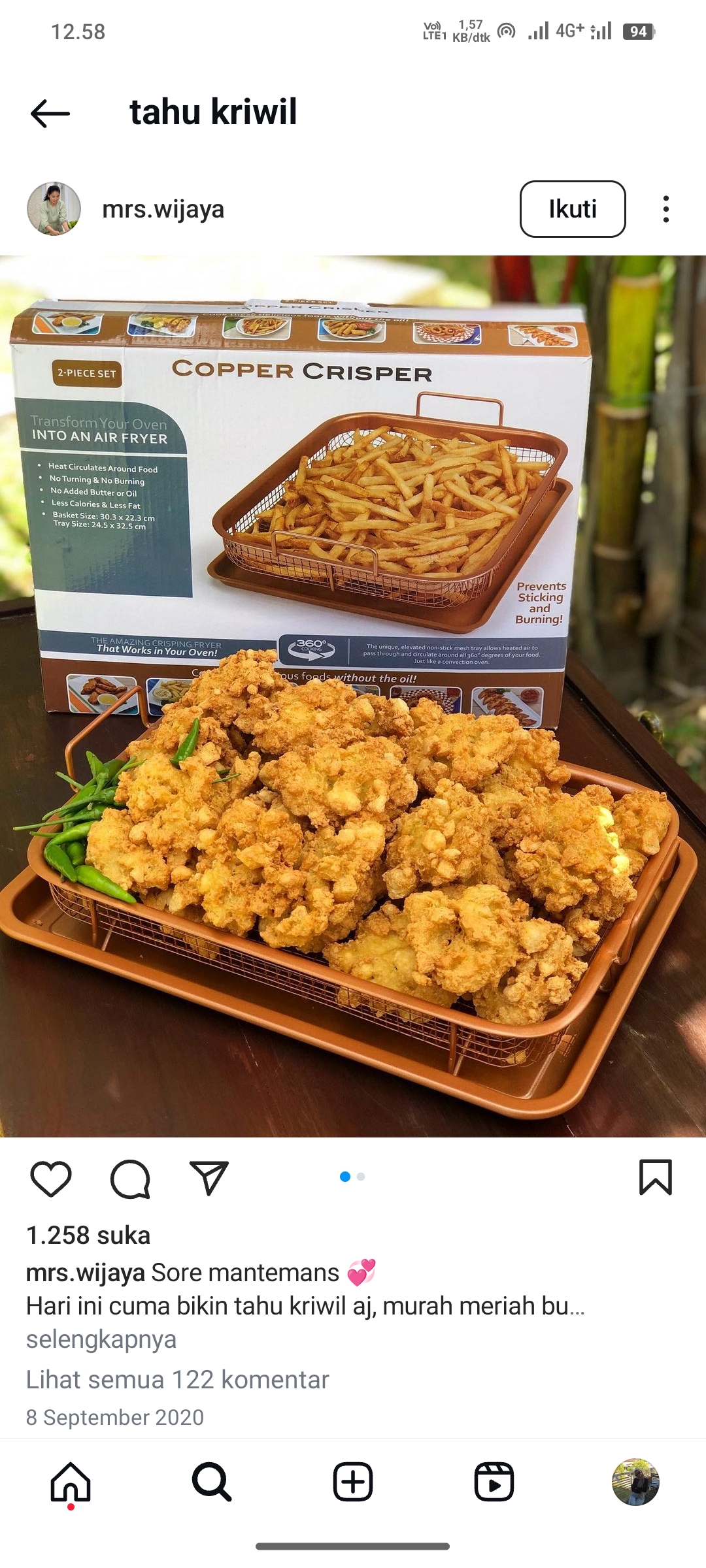Tahu Goreng Kriwil