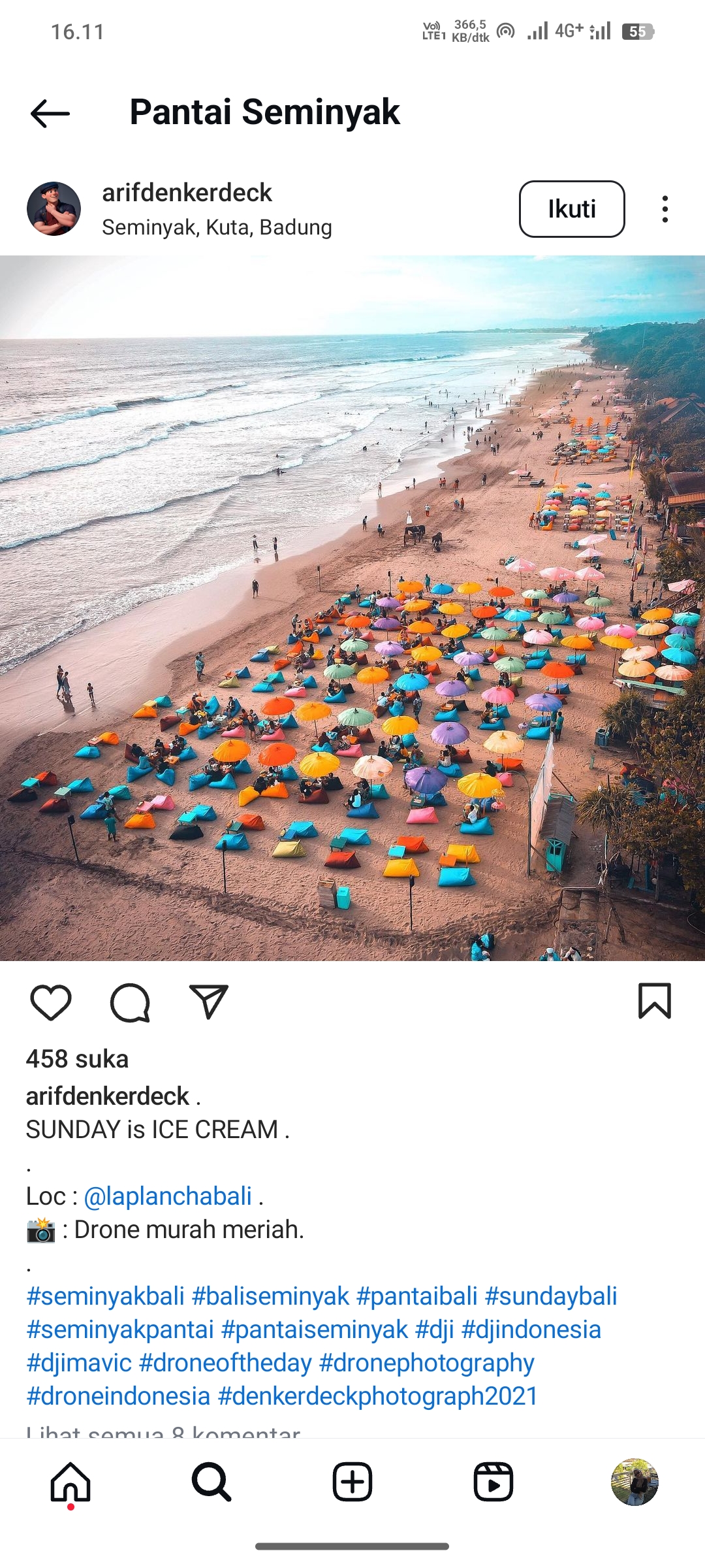 Pantai Seminyak, Bali