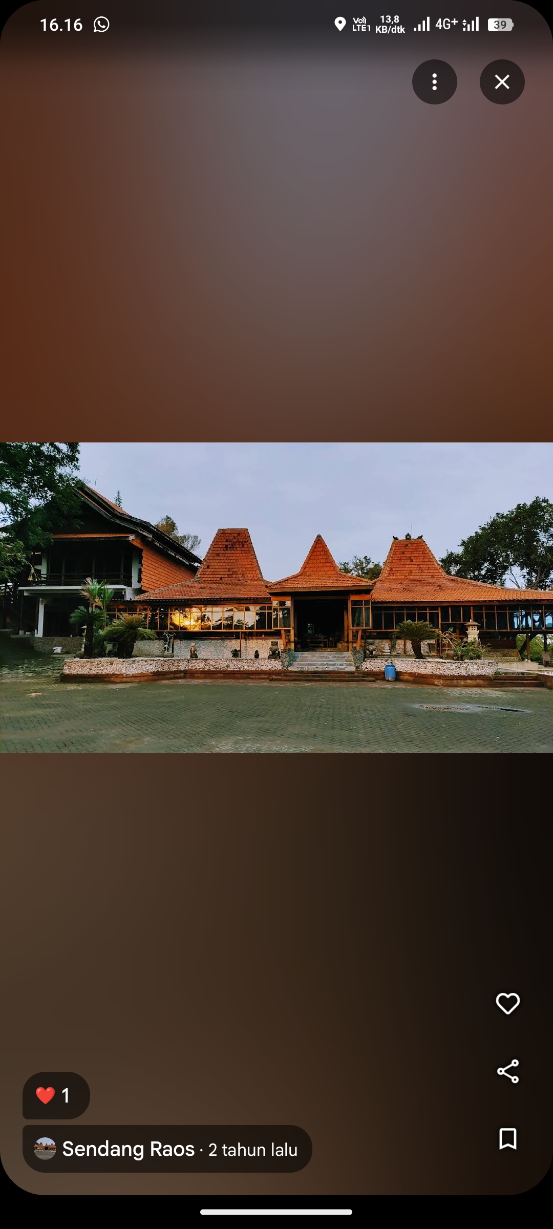 Sendang Raos, Trawas, Mojokerto