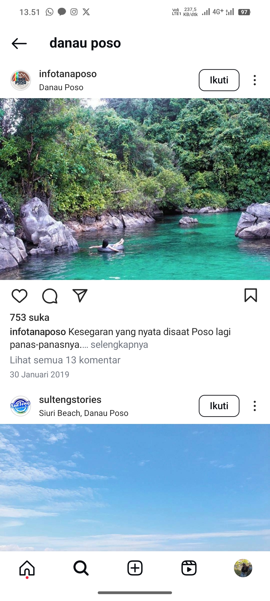 Danau Poso, Sulawesi Tengah