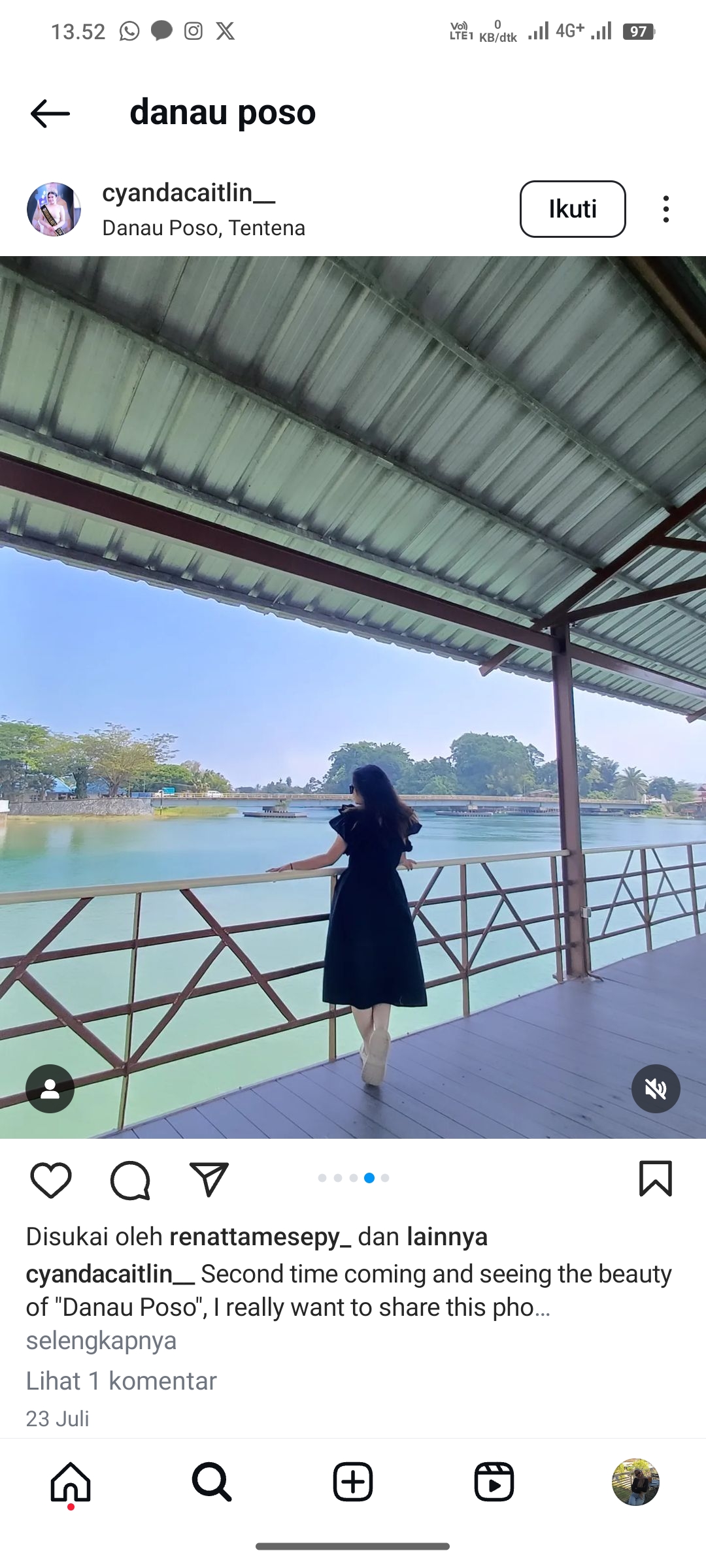 Danau Poso, Palu