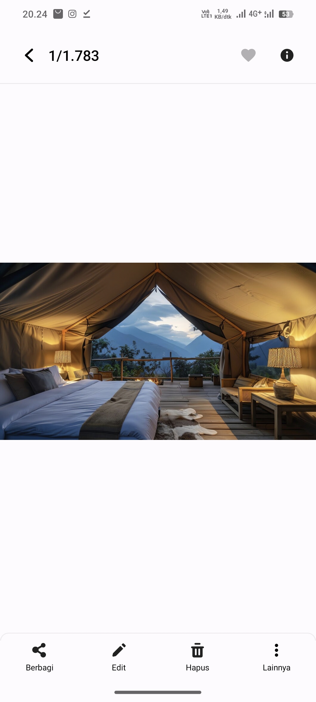Ilustrasi Glamping