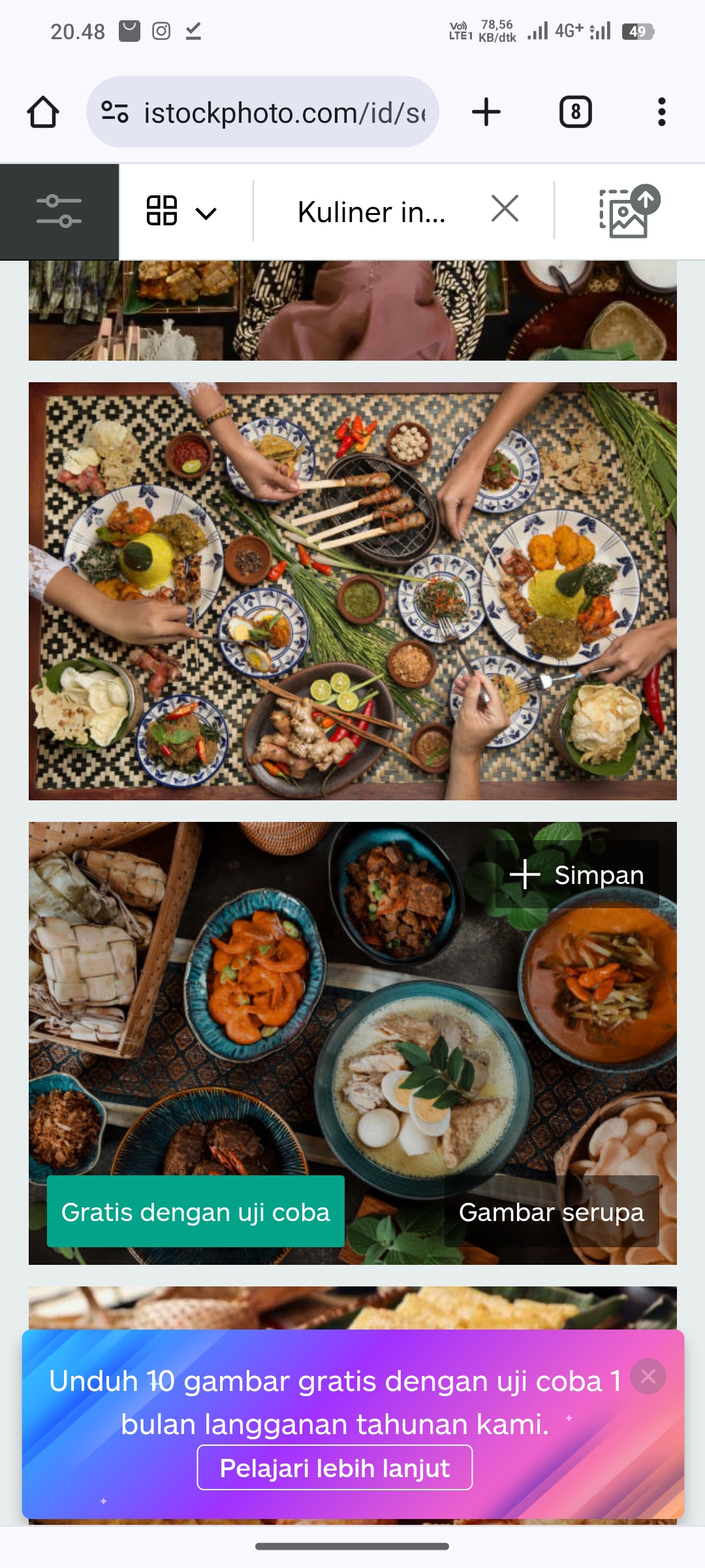 Ilustrasi Berbagai Macam Kuliner Nusantara
