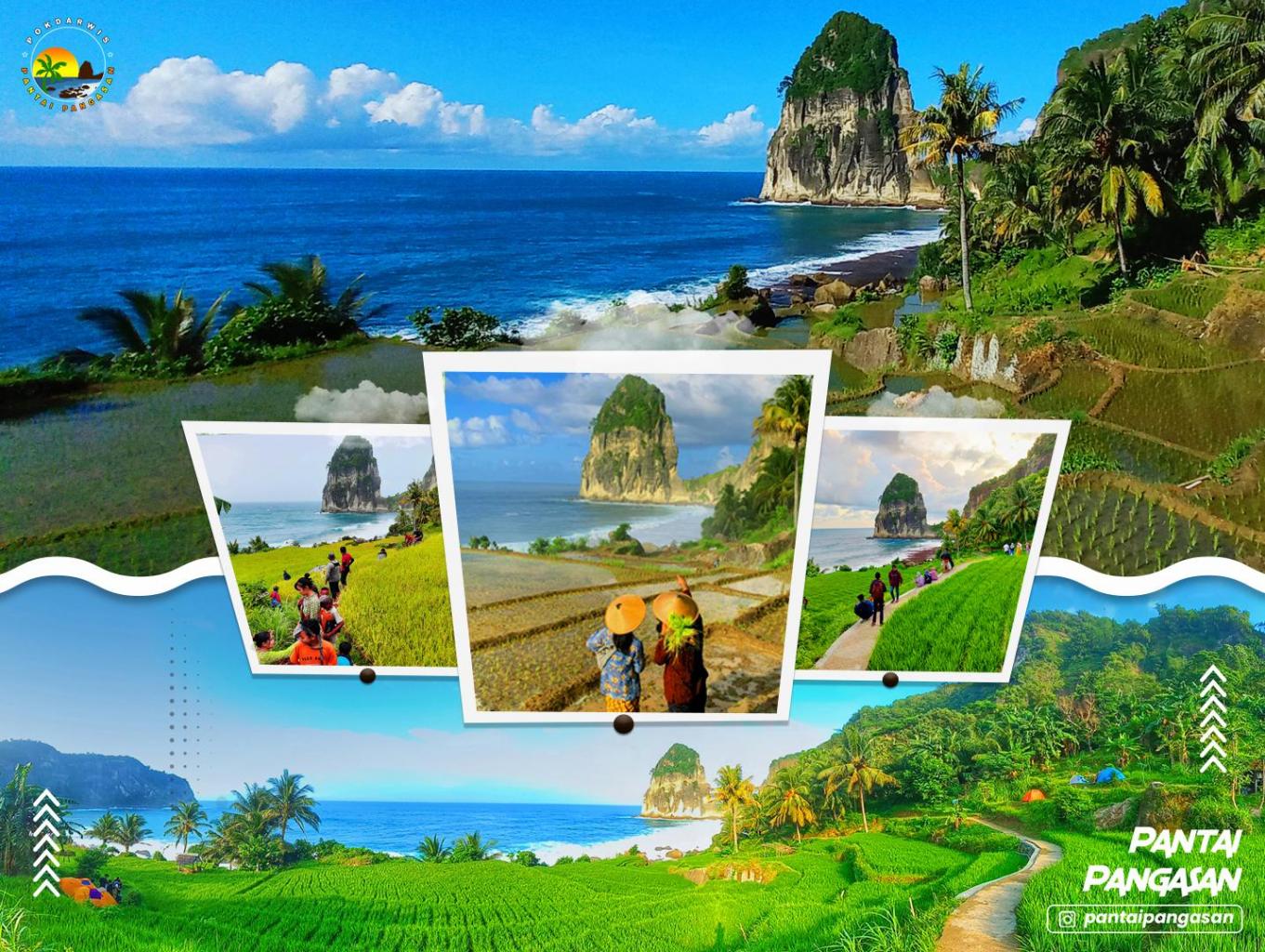 keindahan wisata pantai pangasan pacitan