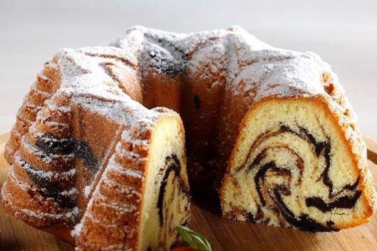 Resep Bolu Marmer 4 Telur Anti Gagal