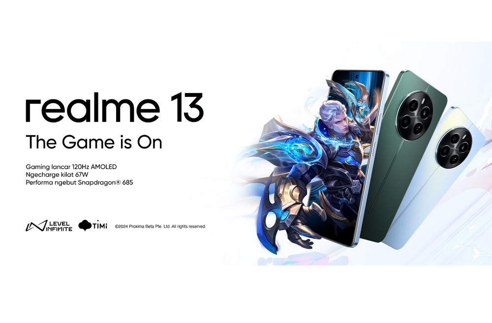 Smartphone gaming Realme 13 resmi hadir di Indonesia