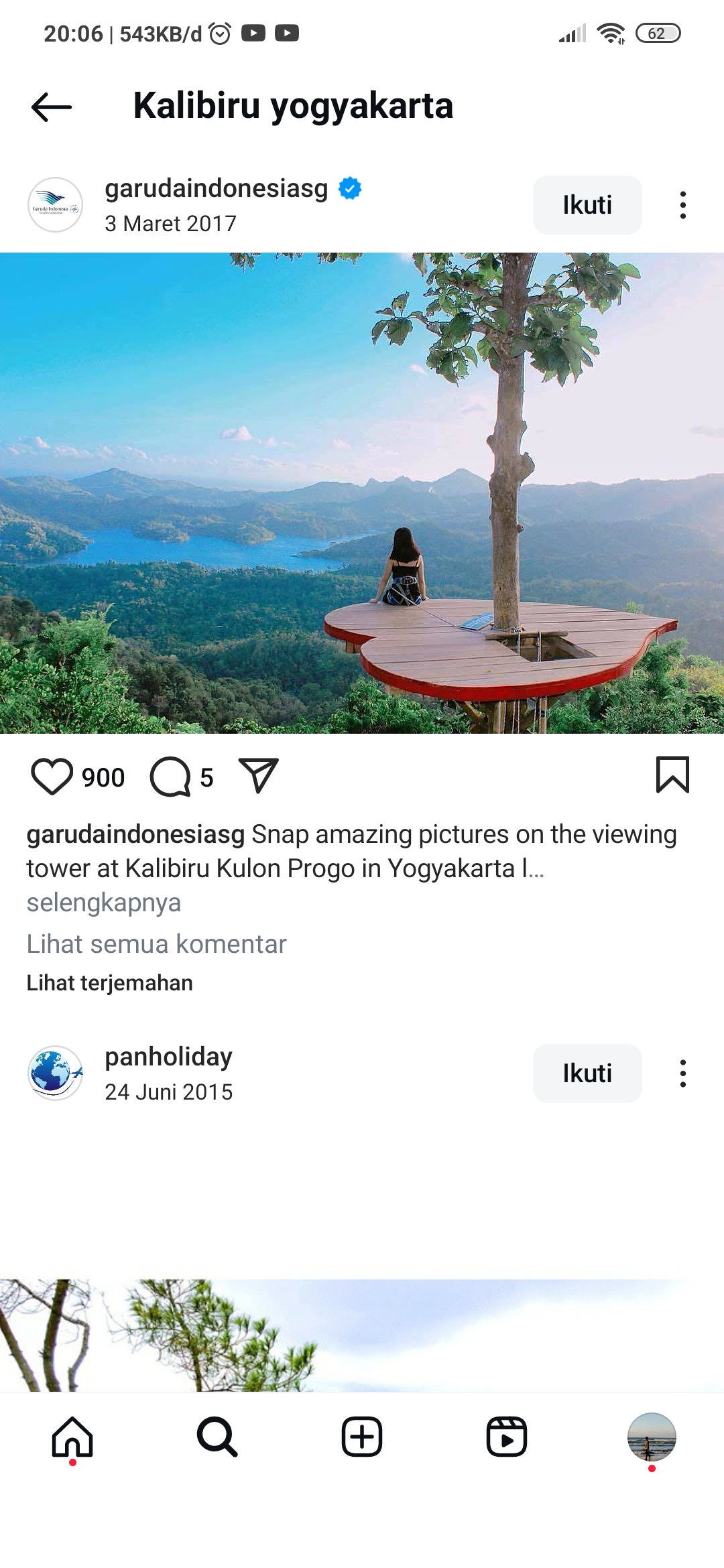 Wisata Kalibiru Yogyakarta
